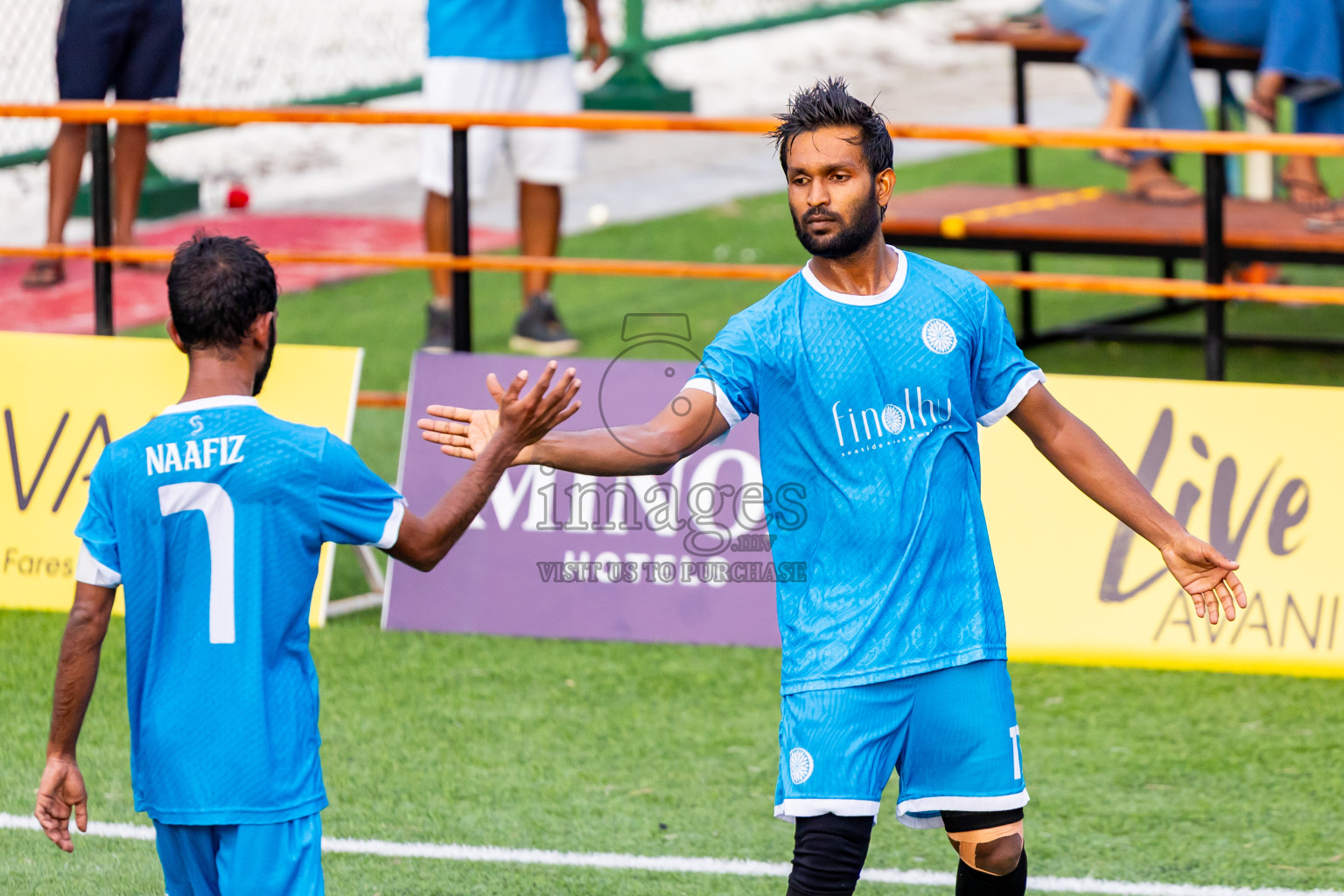 Finolhu vs Amilla in Day 5 of Resort League 2025 (Baa Zone) was held on Monday, 14th July 2025 in Avani+ Fares Maldives Resort, Baa Atoll, Maldives. Photos: Nausham Waheed / images.mv