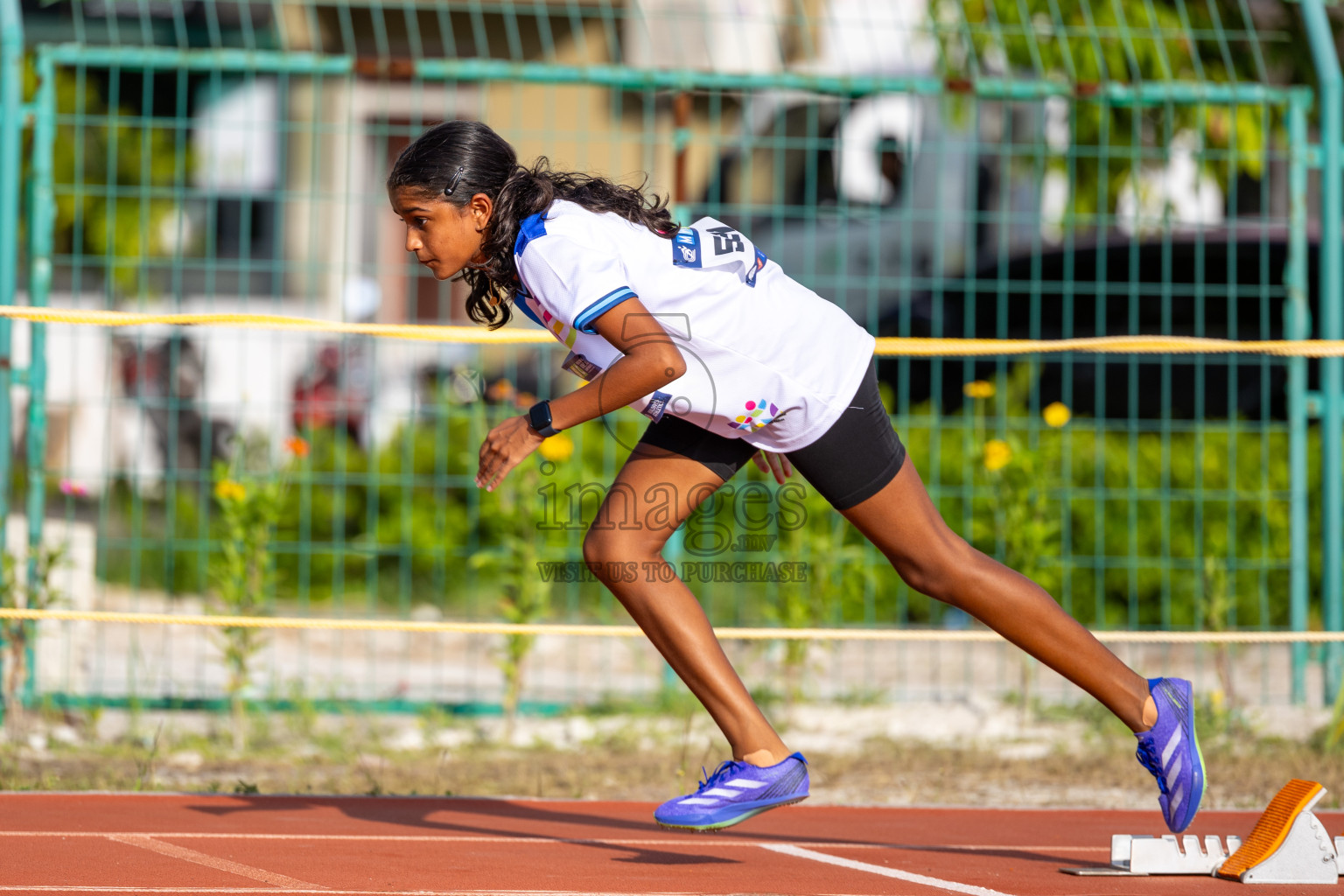 Day 4 of MWSC Interschool Athletics Championships 2024 held in Hulhumale Running Track, Hulhumale, Maldives on Tuesday, 12th November 2024. Photos by: Ismail Thoriq / Images.mv