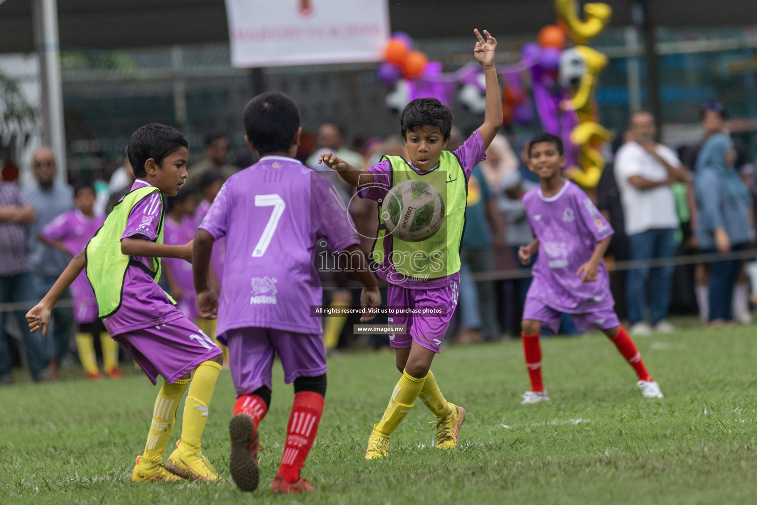 Day 1 of Nestle kids football fiesta, held in Henveyru Football Stadium, Male', Maldives on Wednesday, 11th October 2023 Photos: Shut Abdul Sattar/ Images.mv