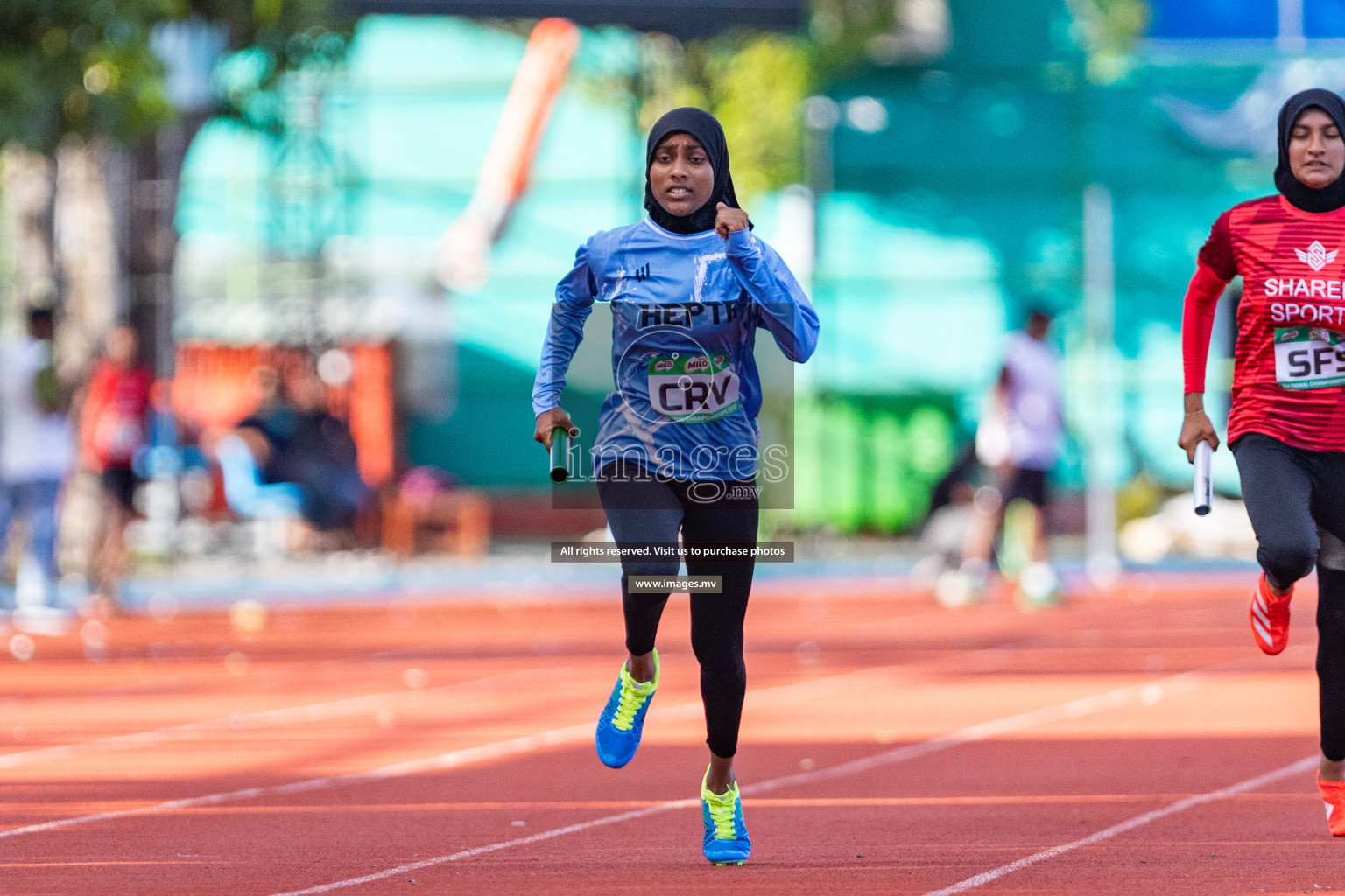 Day 3 of National Athletics Championship 2023 was held in Ekuveni Track at Male', Maldives on Saturday, 25th November 2023. Photos: Nausham Waheed / images.mv