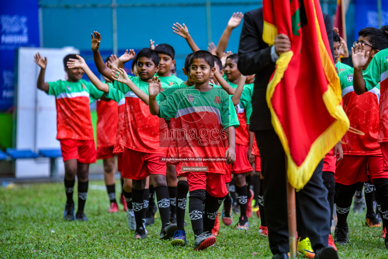 Day 1 of Milo Kids Football Fiesta 2022 was held in Male', Maldives on 19th October 2022. Photos: Nausham Waheed/ images.mv