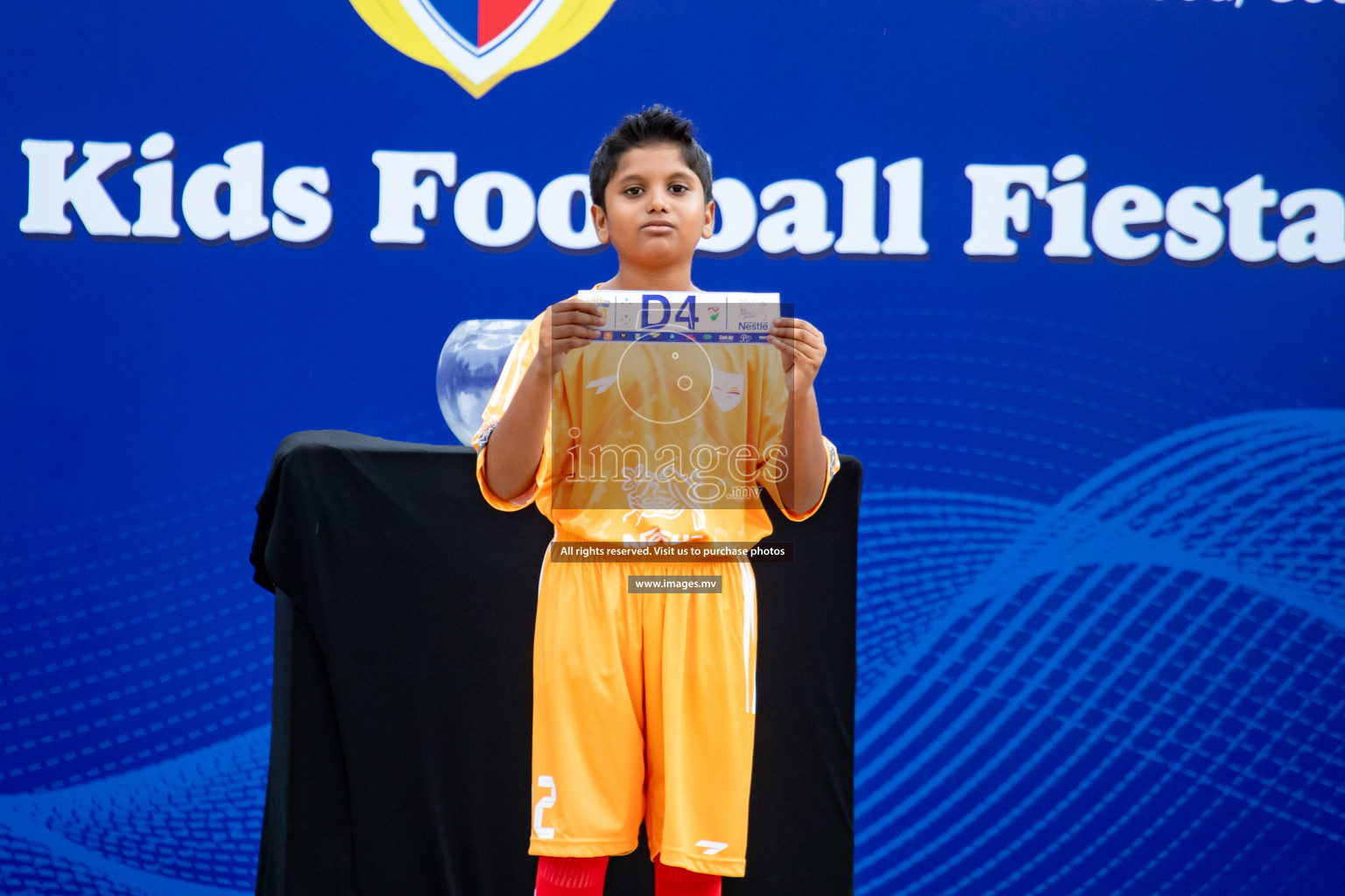 Draw Ceremony of Nestle' Kids Football Fiesta 2023 held in Artificial Beach, Male', Maldives on Saturday, 7th October 2023