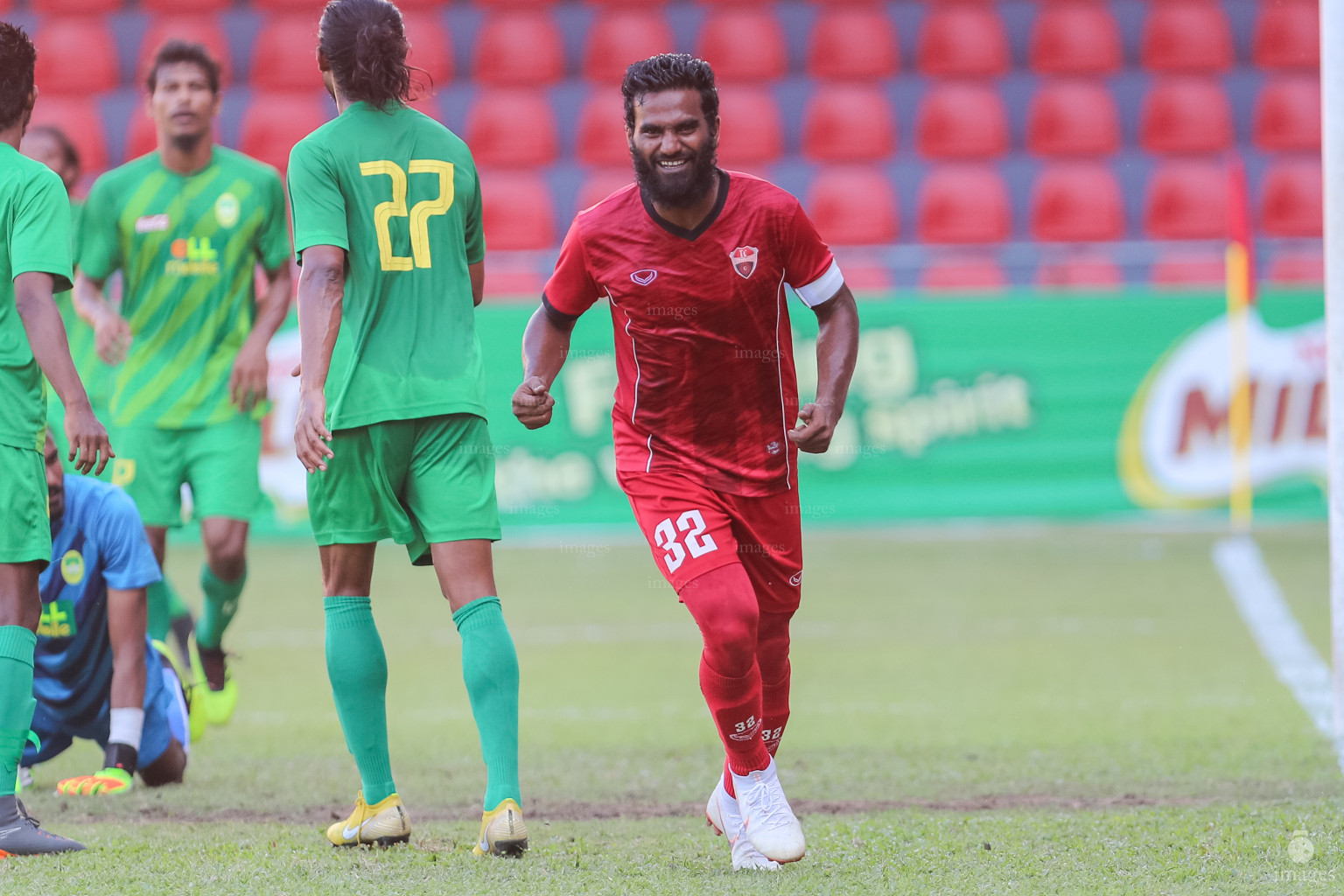 Dhiraagu Dhivehi Premier League 2018 - Maziya vs TC Sports club in Male, Maldives, Sunday November 25, 2018. (Images.mv Photo/Suadh Abdul Sattar)