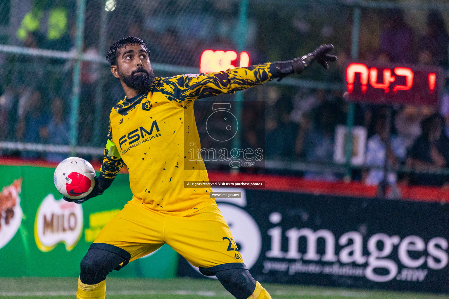 Team FSM vs Raajje Online Club in Club Maldives Cup 2022 was held in Hulhumale', Maldives on Saturday, 15th October 2022. Photos: Ismail Thoriq/ images.mv