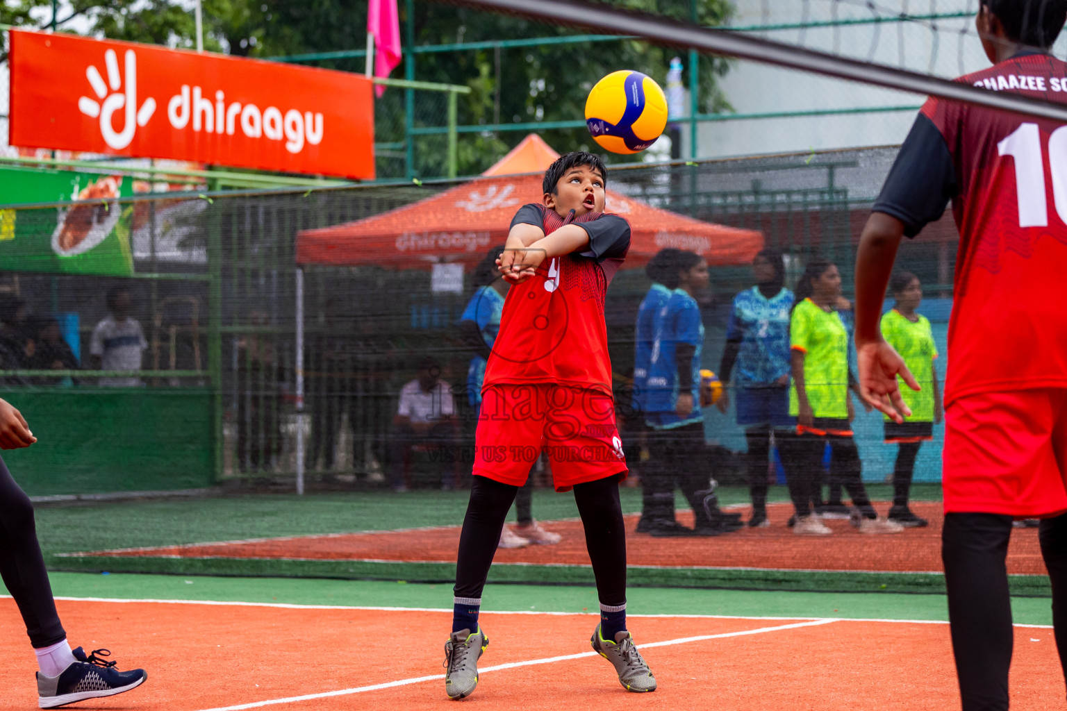 Day 2 of Interschool Volleyball Tournament 2024 was held in Ekuveni Volleyball Court at Male', Maldives on Sunday, 24th November 2024. Photos: Nausham Waheed / images.mv