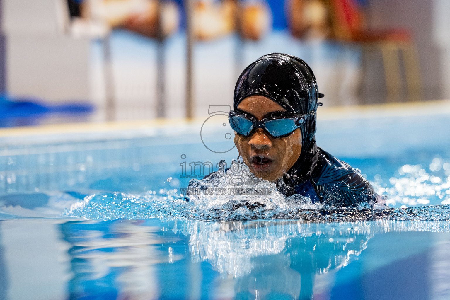 Day 5 of BML 21st Interschool Swimming Competition 2025 was held in Hulhumale' Swimming Pool, Hulhumale', Maldives on Wednesday, 15th October 2025. 
Photos: Hassan Simah / images.mv