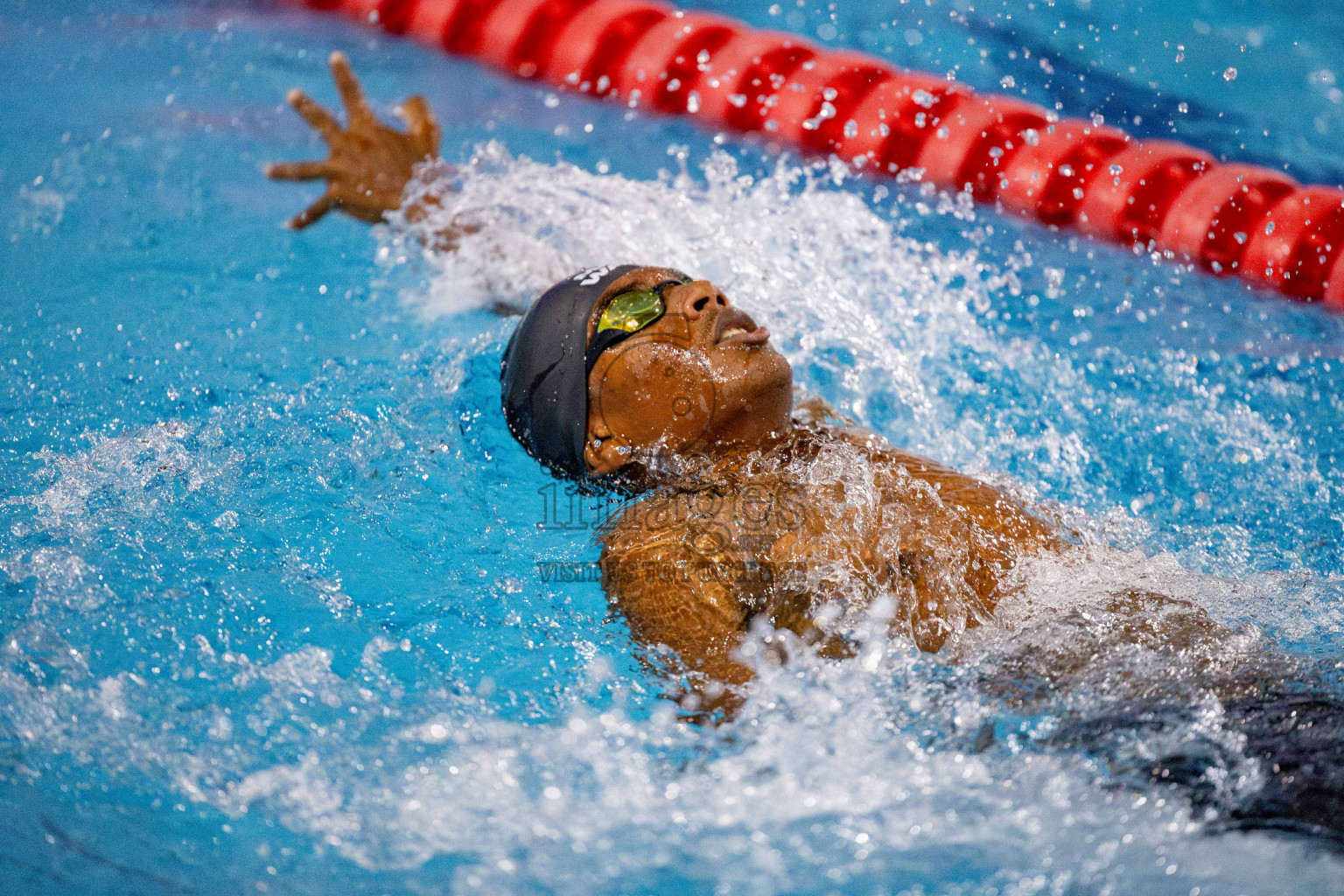 Day 4 of National Swimming Championship 2024 held in Hulhumale', Maldives on Monday, 16th December 2024. Photos: Hassan Simah / images.mv