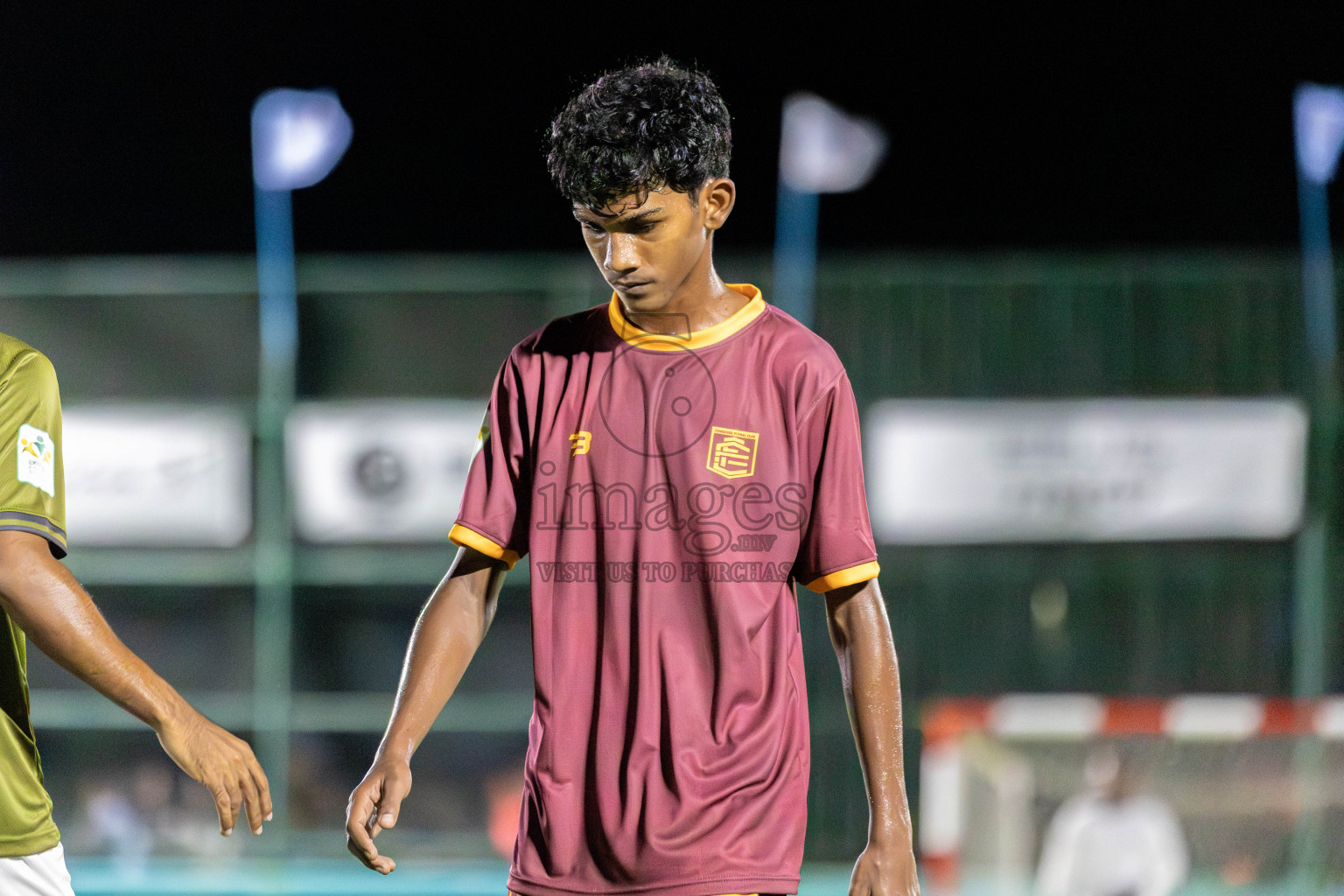 Comienzo fc vs The dee ess kay in Day 1 of Laamehi Dhiggaru Ekuveri Futsal Challenge 2025 was held on Thursday, 24th July 2025, at Dhiggaru Futsal Ground, Dhiggaru, Maldives Photos: Areef Adam / images.mv