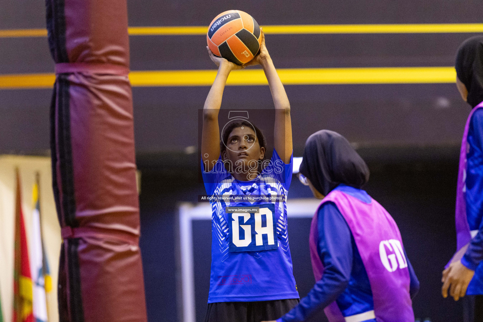 Day7 of 24th Interschool Netball Tournament 2023 was held in Social Center, Male', Maldives on 2nd November 2023. Photos: Nausham Waheed / images.mv