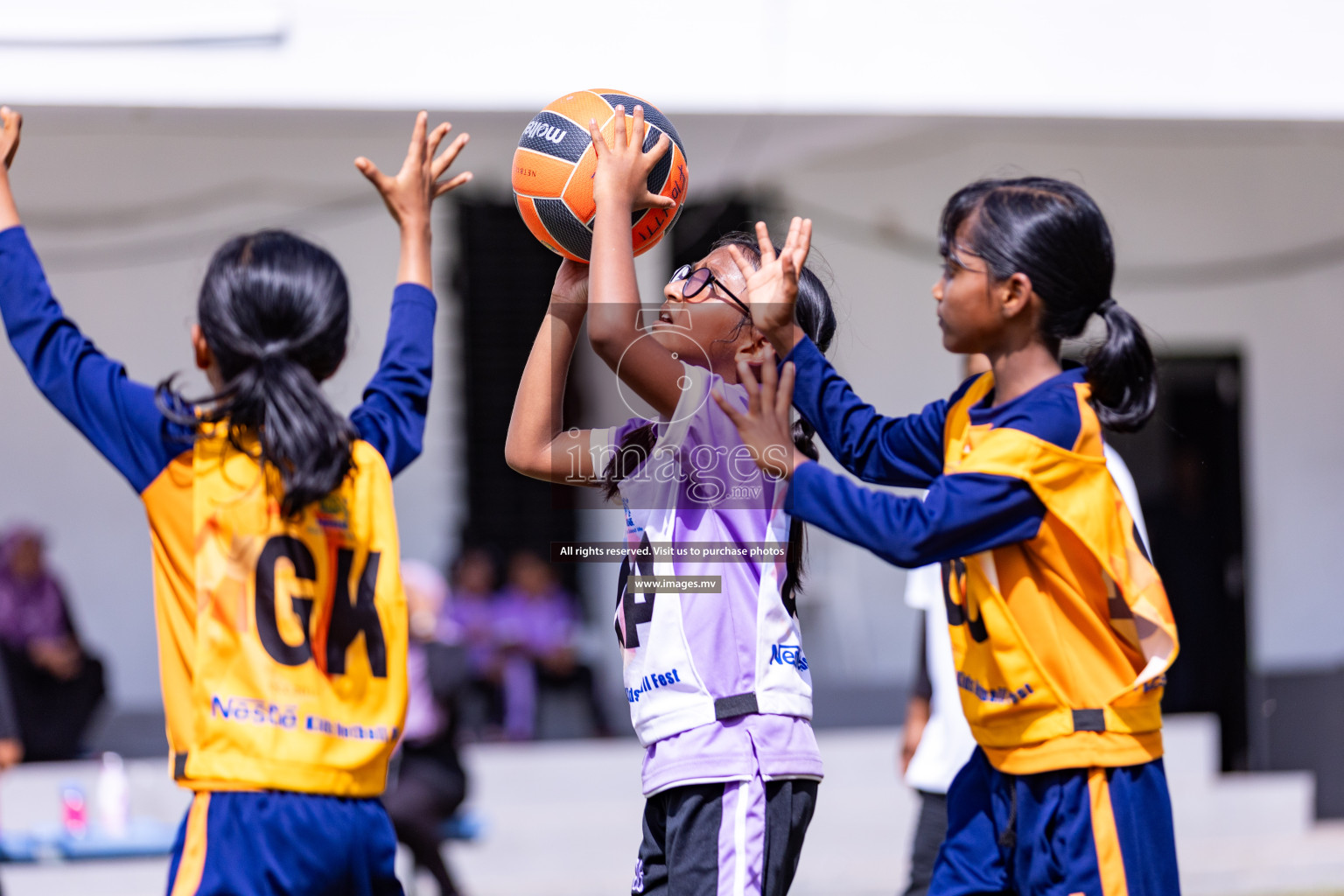 Day 1 of Nestle' Kids Netball Fiesta 2023 held in Henveyru Stadium, Male', Maldives on Thursday, 30th November 2023. Photos by Nausham Waheed / Images.mv