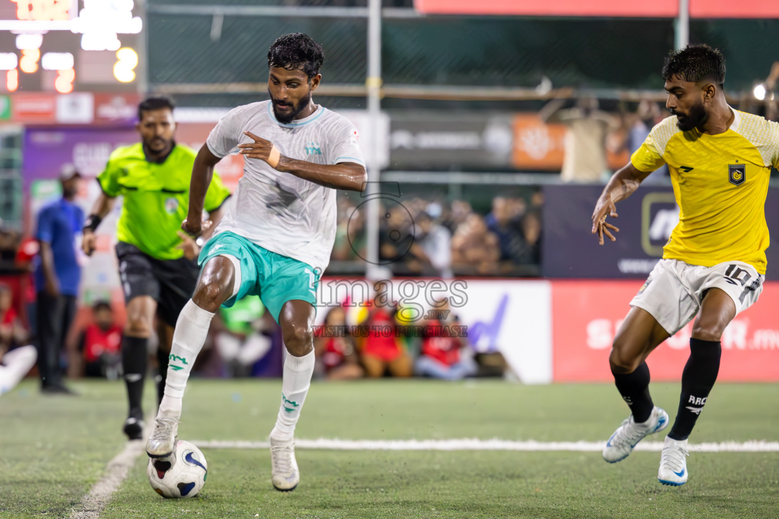 RRC vs MPL in Semi Finals of Club Maldives Cup 2024 held in Rehendi Futsal Ground, Hulhumale', Maldives on Monday, 14th October 2024. Photos: Ismail Thoriq / images.mv