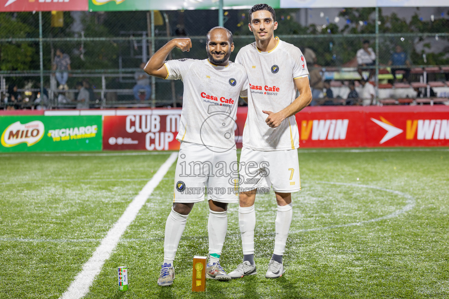DSC vs Baros Maldives in Day 7 of Club Maldives Cup 2025 was held in Rehendhi Futsal Ground, Hulhumale', Maldives on Tuesday, 7 October 2025. 
Photos: Hassan Simah / images.mv