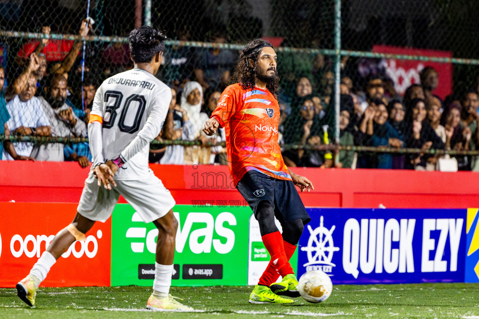 SH Kanditheemu vs R Dhuvaafaru in Zone round Day 27 of Golden Futsal Challenge 2025 was held on Friday , 31st January 2025, in Hulhumale', Maldives. Photos: Nausham Waheed / images.mv