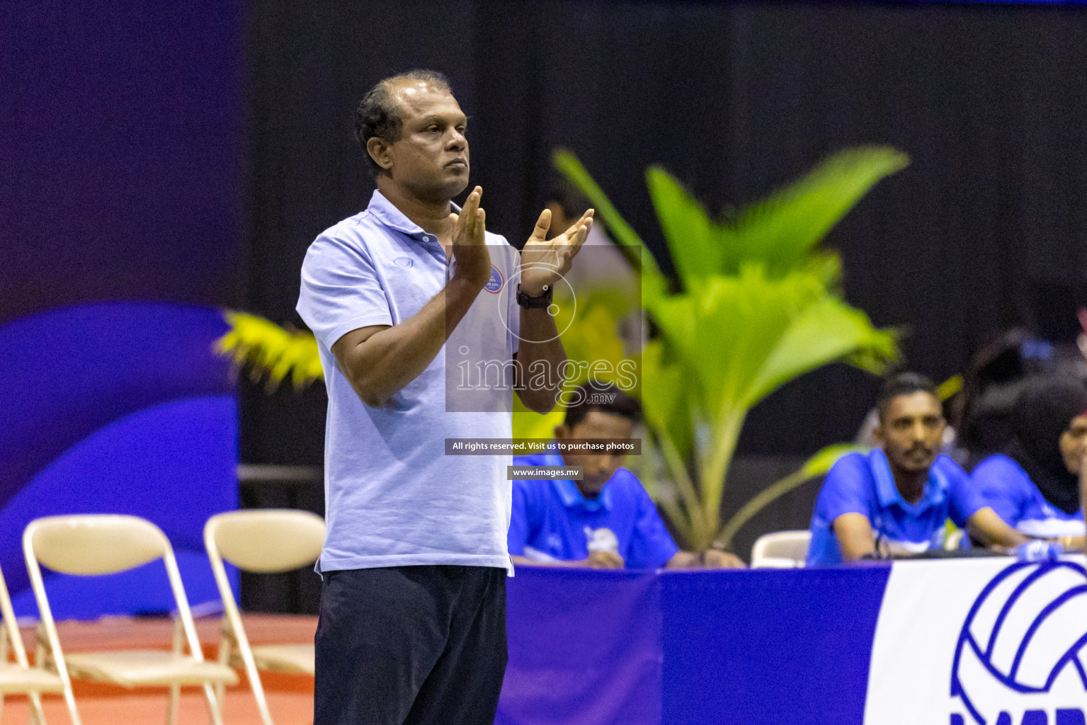 Sports Club City vs Dhivehi Sifainge Club in the Finals of National Volleyball Tournament 2022 on Thursday, 07th July 2022, held in Social Center, Male', Maldives