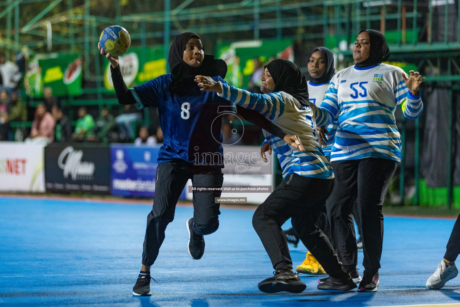 Quarter Final of 7th Inter-Office/Company Handball Tournament 2023, held in Handball ground, Male', Maldives on Friday, 20th October 2023 Photos: Nausham Waheed/ Images.mv