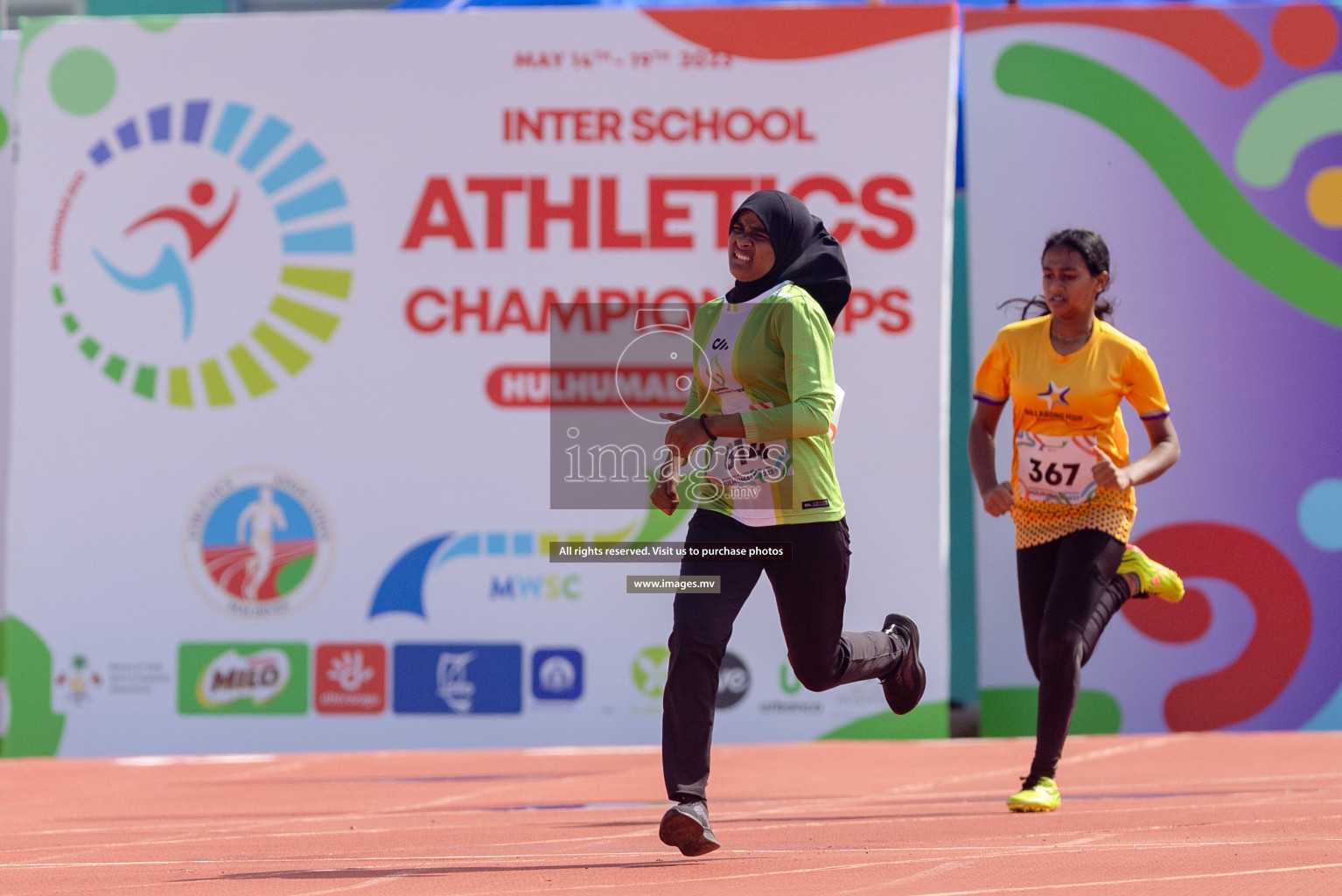 Day two of Inter School Athletics Championship 2023 was held at Hulhumale' Running Track at Hulhumale', Maldives on Sunday, 15th May 2023. Photos: Shuu/ Images.mv