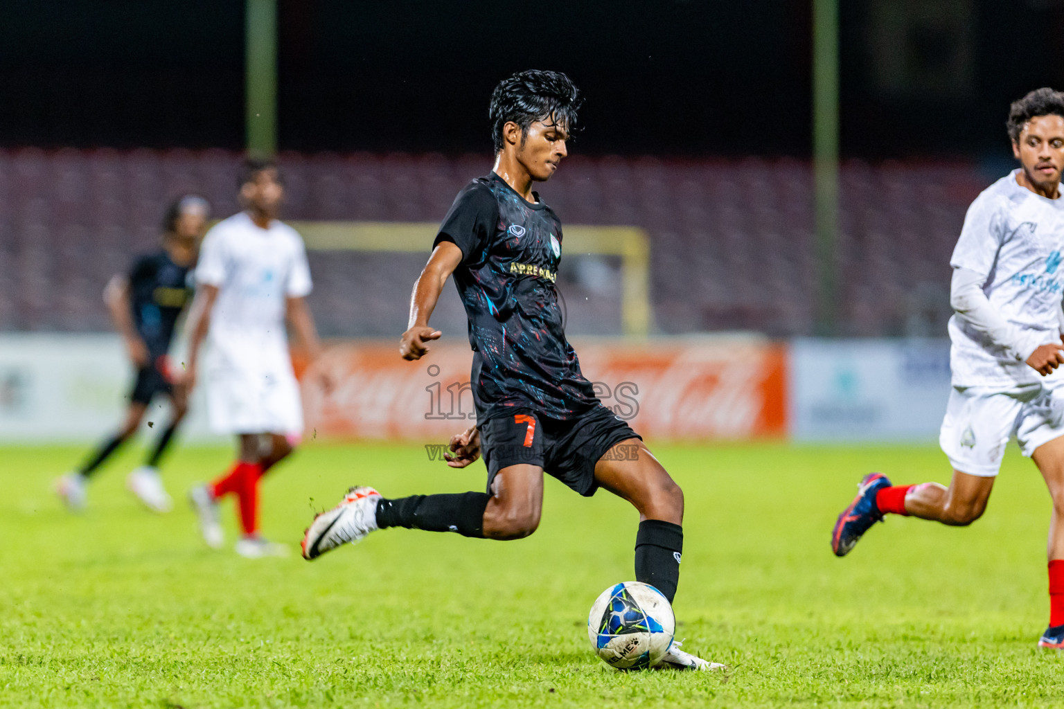 Club Green Street vs Club Eagles in Day 6 of Under 19 Youth Championship 2024 was held at National Stadium in Male', Maldives on Monday, 24th June 2024. Photos: Nausham Waheed / images.mv