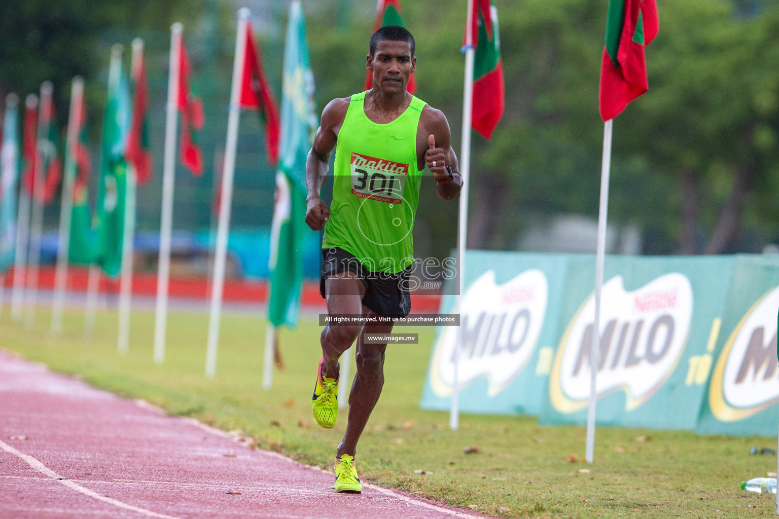 Day 1 from 30th National Athletics Championship 2021 held from 18 - 20 November 2021 in Ekuveni Synthetic Track