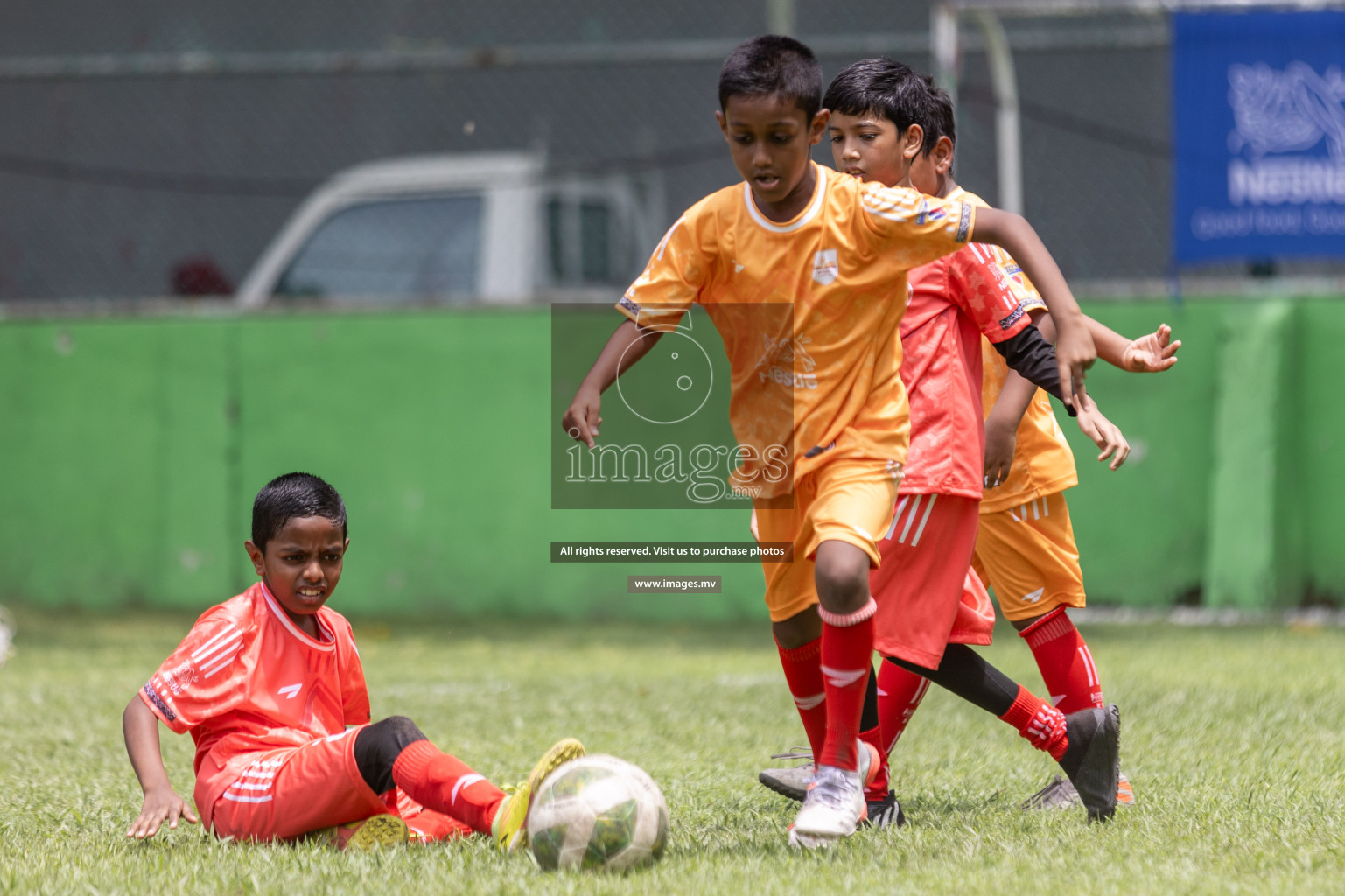 Day 1 of Nestle kids football fiesta, held in Henveyru Football Stadium, Male', Maldives on Wednesday, 11th October 2023 Photos: Shut Abdul Sattar/ Images.mv