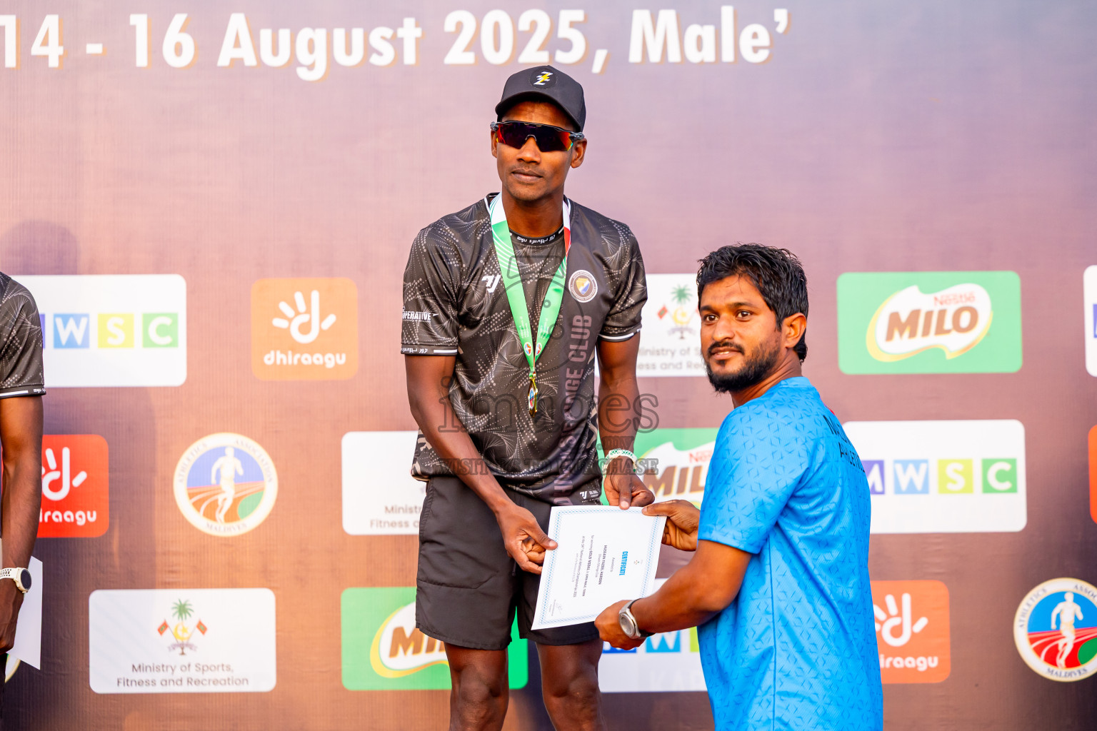 Day 2 of National Athletics Championship 2025 was held at Ekuveni Running Ground in Male', Maldives on Friday, 15th August 2025. Photos: Nausham Waheed  / images.mv