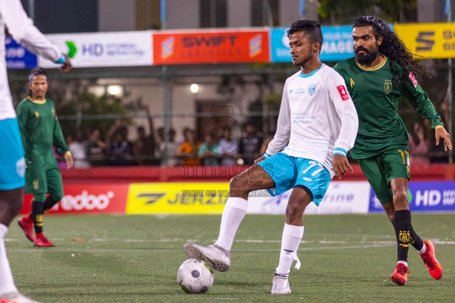 Th Thimarafushi vs Th Guraidhoo in Day 20 of Golden Futsal Challenge 2024 was held on Saturday , 3rd February 2024 in Hulhumale', Maldives Photos: Ismail Thoriq / images.mv