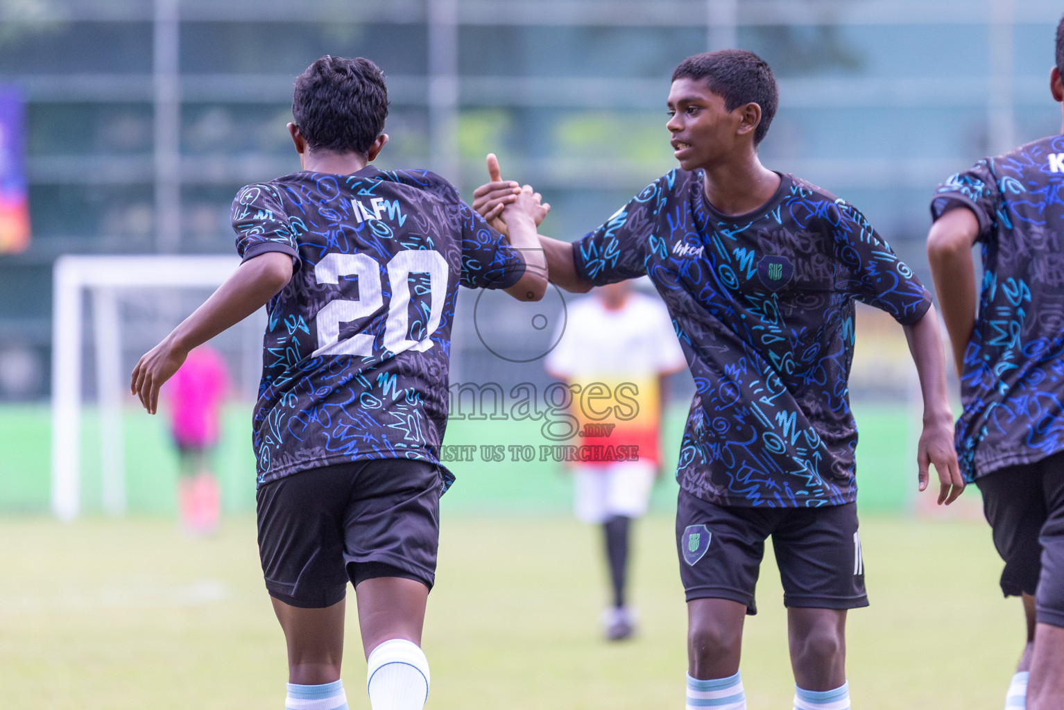 Club Eagles vs Super United Sports (U14) in Day 4 of Dhivehi Youth League 2024 held at Henveiru Stadium on Thursday, 28th November 2024. Photos: Shuu Abdul Sattar/ Images.mv