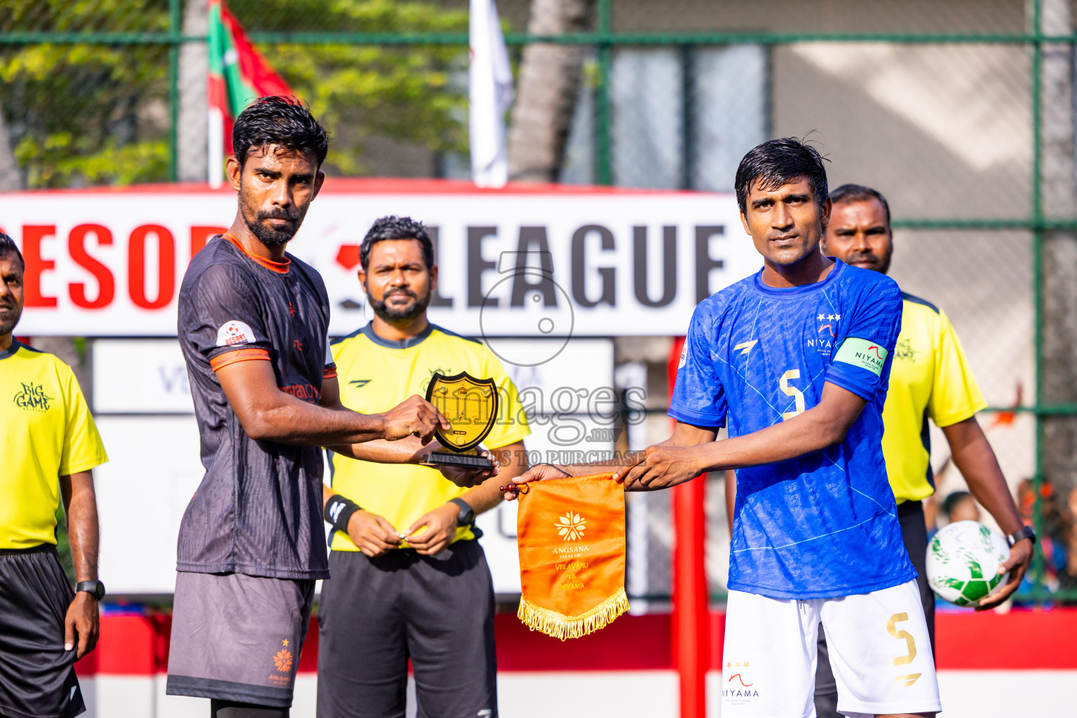 Velavaru vs Niyama in Day 4 of Resort League 2025 (Dhaalu Zone) was held on Sunday, 18th May 2025 in Niyama Private island, Dhaalu Atoll, Maldives. Photos: Nausham Waheed / images.mv