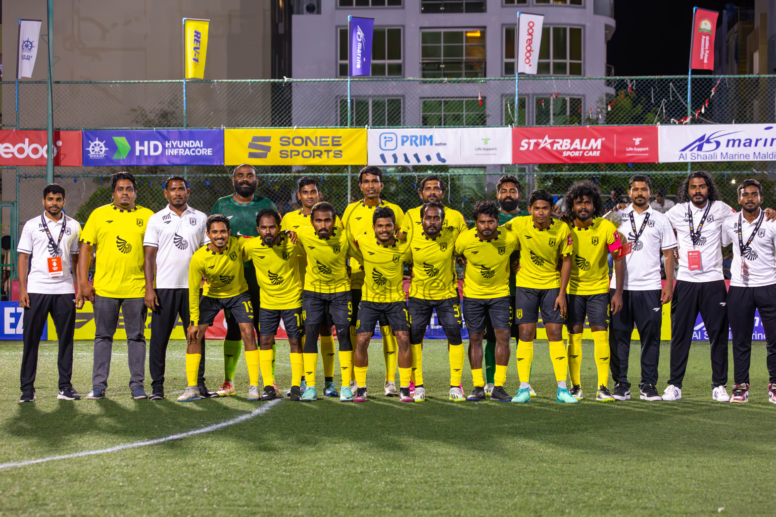 Lh Naifaru vs Lh Olhuvelifushi in Day 21 of Golden Futsal Challenge 2024 was held on Sunday , 4th February 2024 in Hulhumale', Maldives
Photos: Ismail Thoriq / images.mv