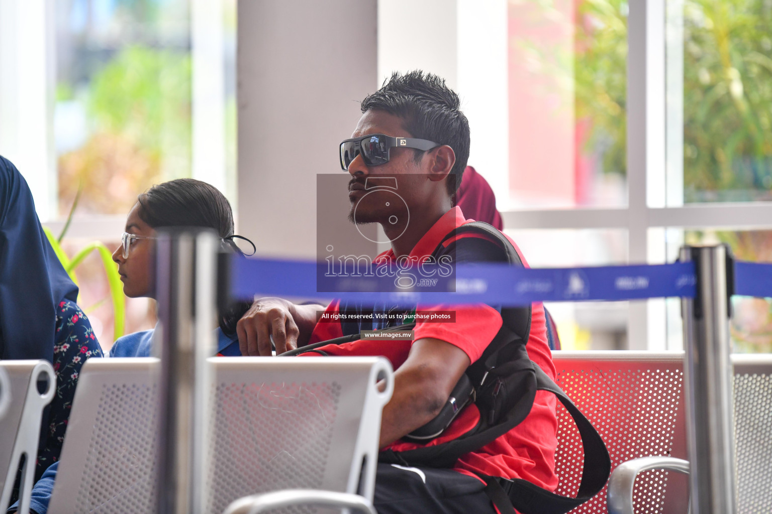 The Senior Men's National Team depart to Japan Training Camp from Maafannu Bus Terminal, Male', Maldives on 5th June 2023 Photos: Nausham Waheed/ Images.mv