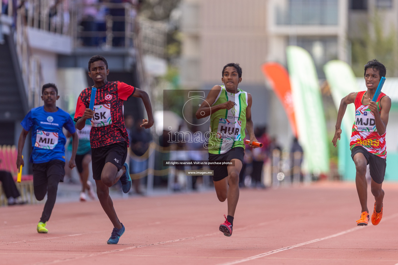 Final Day of Inter School Athletics Championship 2023 was held in Hulhumale' Running Track at Hulhumale', Maldives on Friday, 19th May 2023. Photos: Ismail Thoriq / images.mv