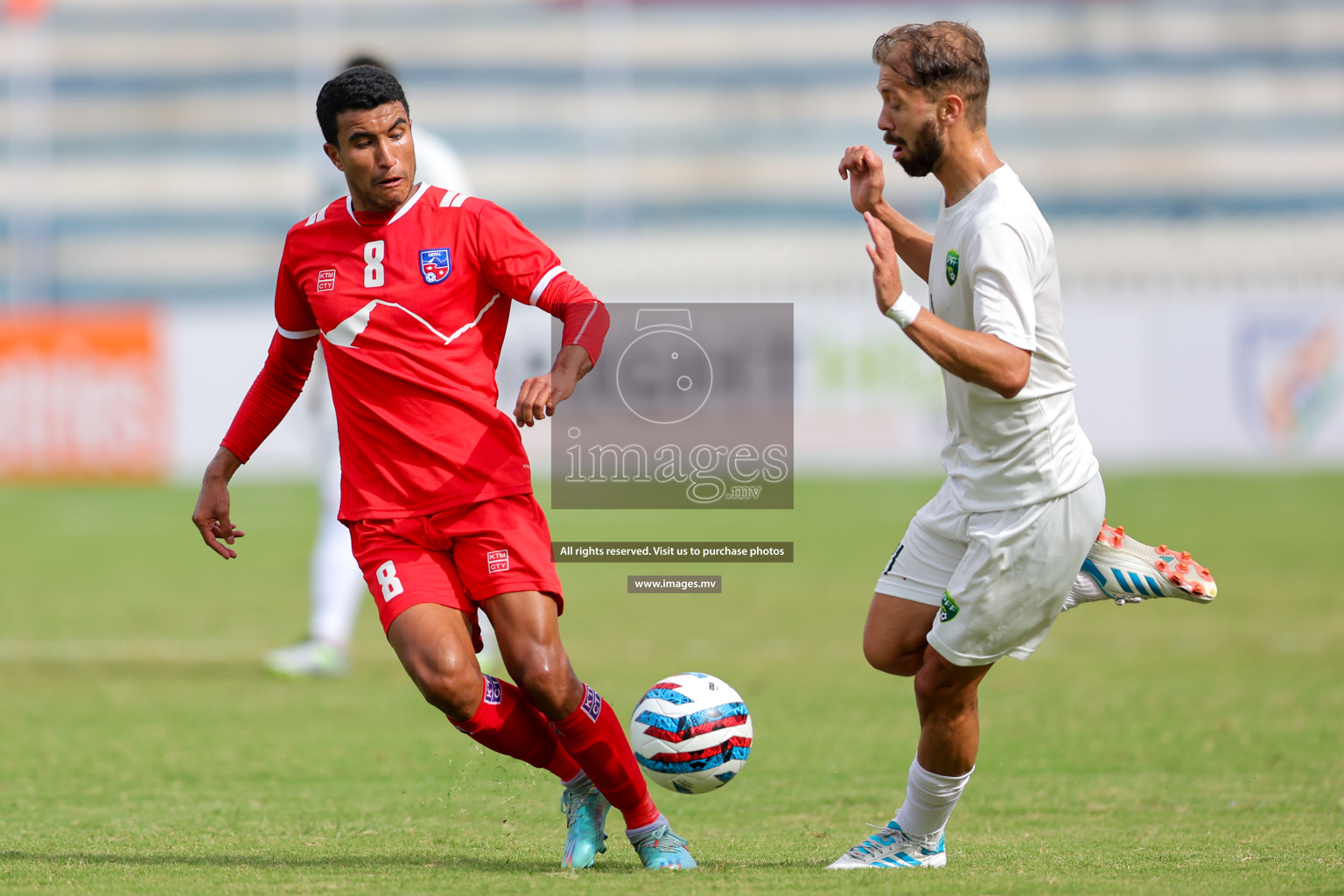 Nepal vs Pakistan in SAFF Championship 2023 held in Sree Kanteerava Stadium, Bengaluru, India, on Tuesday, 27th June 2023. Photos: Nausham Waheed, Hassan Simah / images.mv