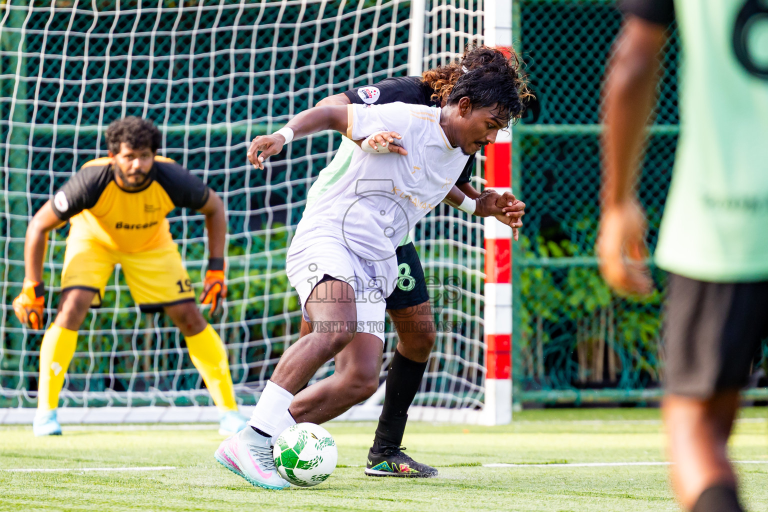Kuramathi vs Barcelo in Day 6 of Resort League 2025 (Ari Zone) was held on Wednesday, 25th June 2025 in Conrad Maldives Rangali Island, Alif Dhaalu Atoll, Maldives. Photos: Nausham Waheed / images.mv