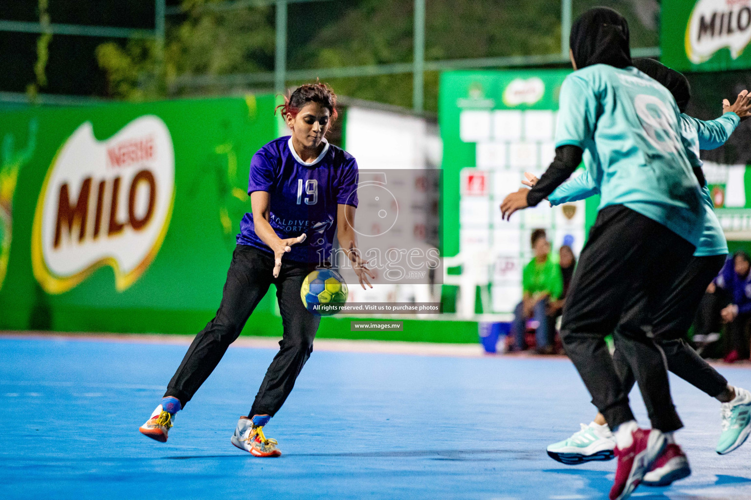 Day 8 of 7th Inter-Office/Company Handball Tournament 2023, held in Handball ground, Male', Maldives on Friday, 23rd September 2023 Photos: Hassan Simah/ Images.mv