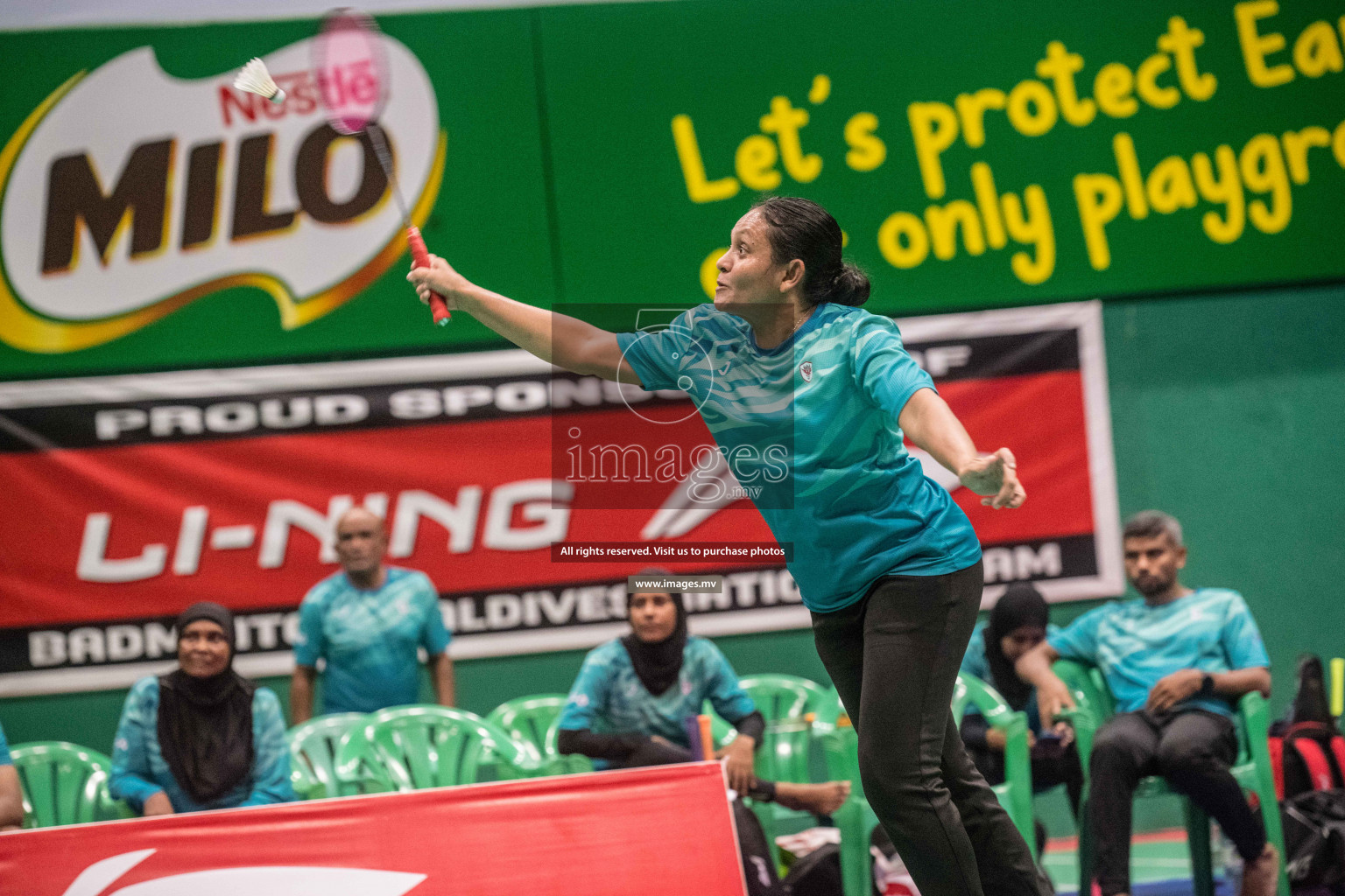 Day 3 of Badminton association mixed group championship 2021 held in Male', Maldives Photos by Nausham Waheed