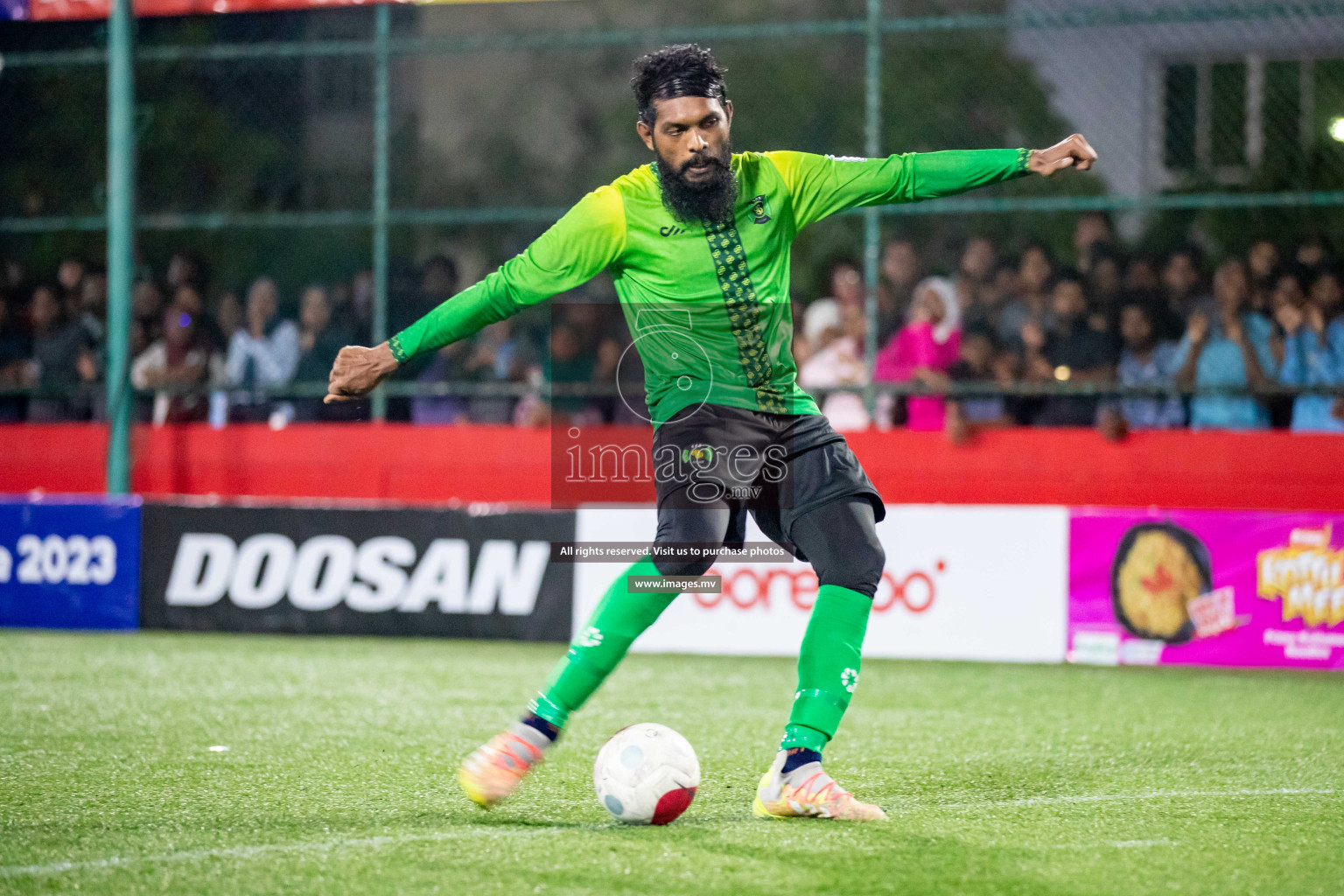 HA. Vashafaru vs HA. Utheemu in Day 13 of Golden Futsal Challenge 2023 on 17 February 2023 in Hulhumale, Male, Maldives