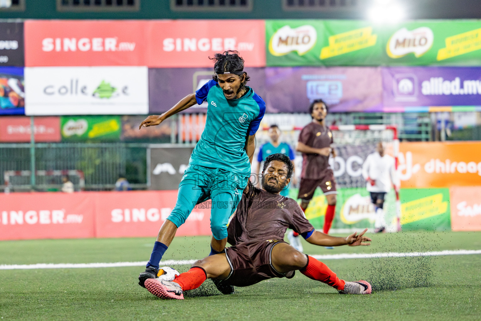 MMA SC vs POSC in the Quarter Finals of Club Maldives Classic 2024 held in Rehendi Futsal Ground, Hulhumale', Maldives on Tuesday, 17th September 2024. 
Photos: Shuu Abdul Sattar / images.mv