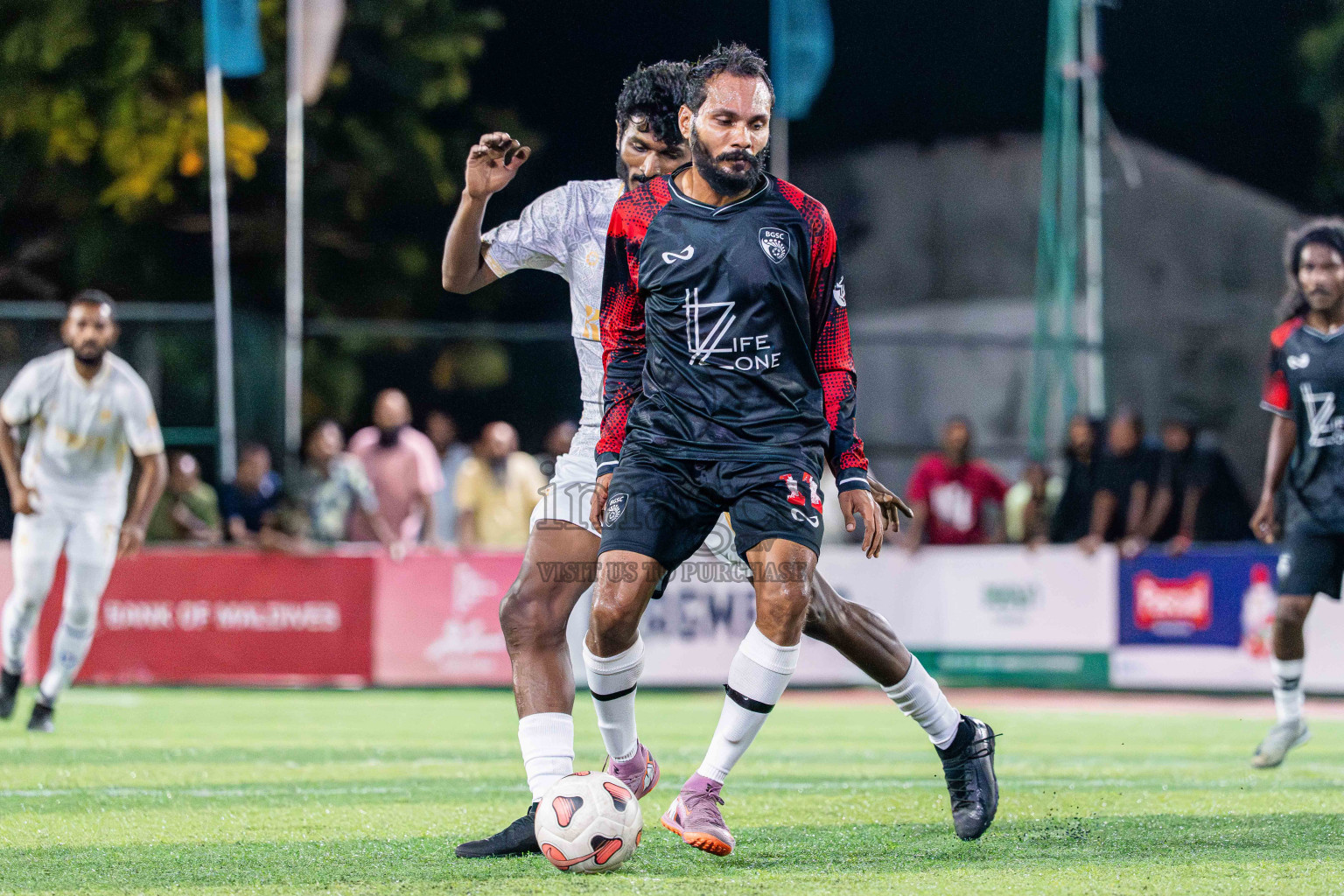 Lecrose VS BGSC in Day 4 - Fonadhoo Youth Futsal Challenge 2025 held in Fonadhoo Futsal Stadium, L. Fonadhoo, Maldives on Wednesday, 29th October 2025 Photos: Arif Rasheed / images.mv
