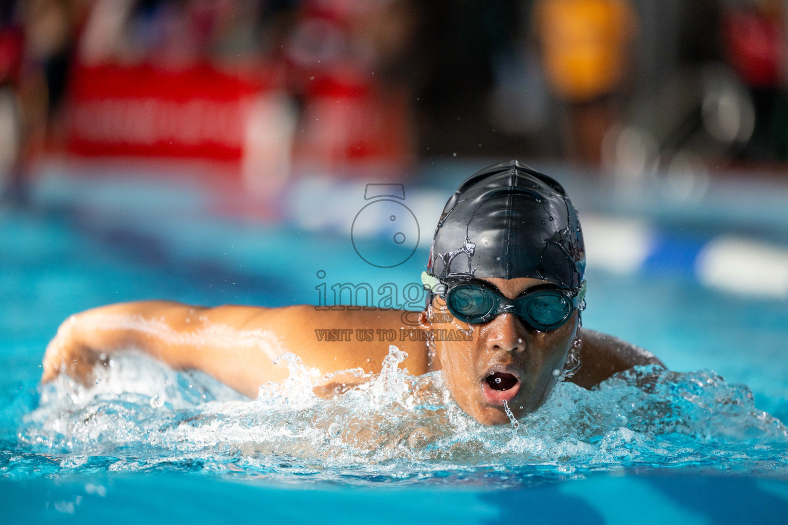 Day 1 of 20th Inter-school Swimming Competition 2024 held in Hulhumale', Maldives on Saturday, 12th October 2024. Photos: Ismail Thoriq / images.mv