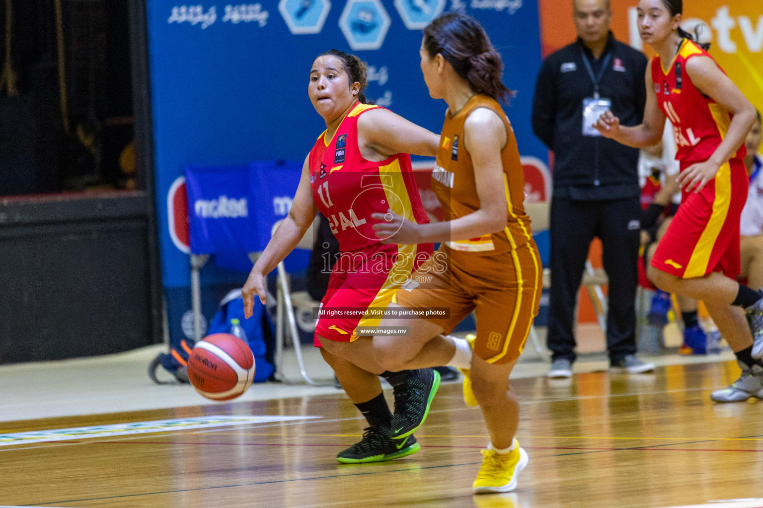 Nepal vs Bhutan in SABA Women's Championship 2022 was held in Social Center, Male', Maldives on 28th September 2022. Photos: Ismail Thoriq / images.mv