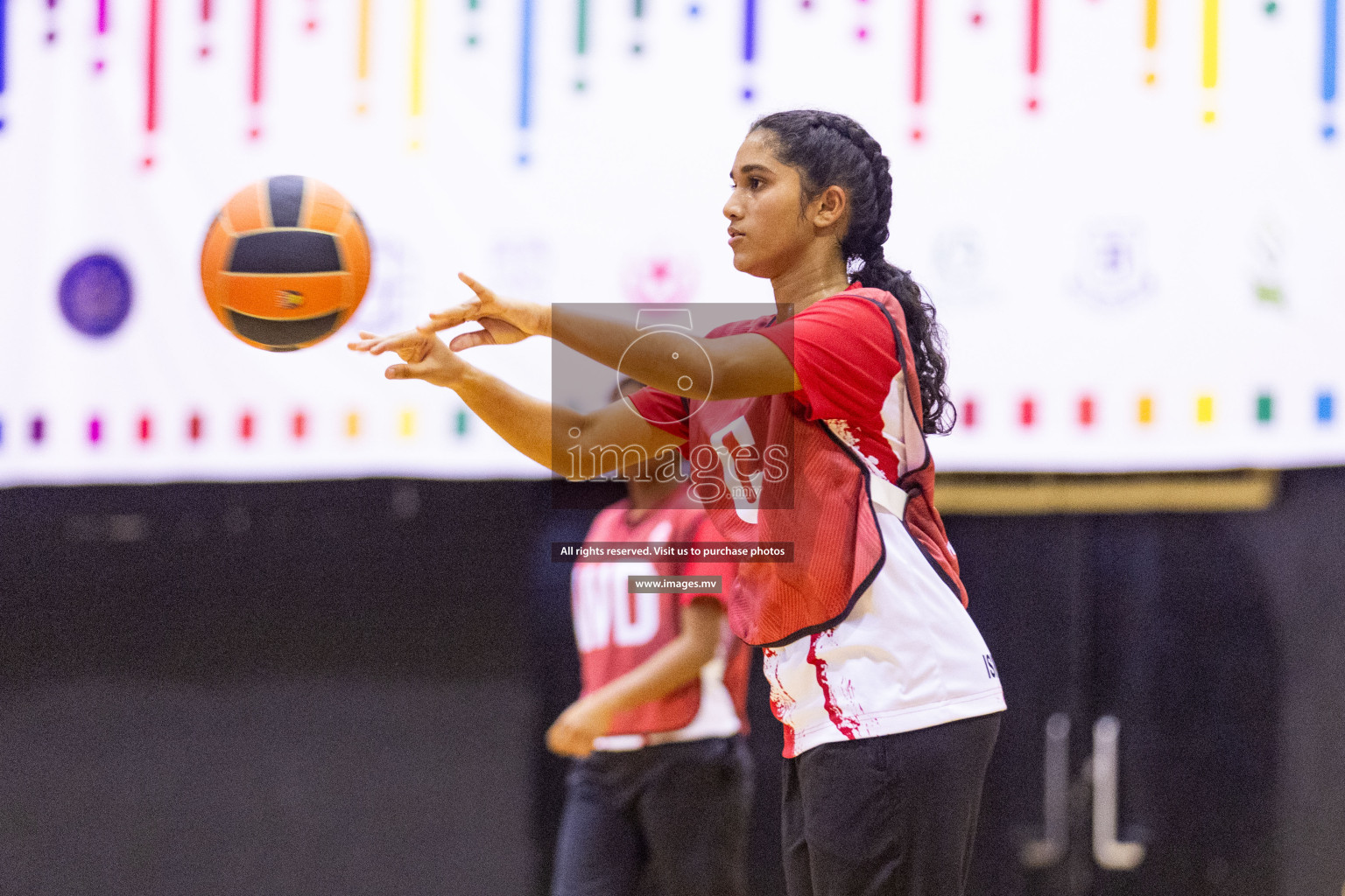 Final of 24th Interschool Netball Tournament 2023 was held in Social Center, Male', Maldives on 7th November 2023. Photos: Nausham Waheed / images.mv