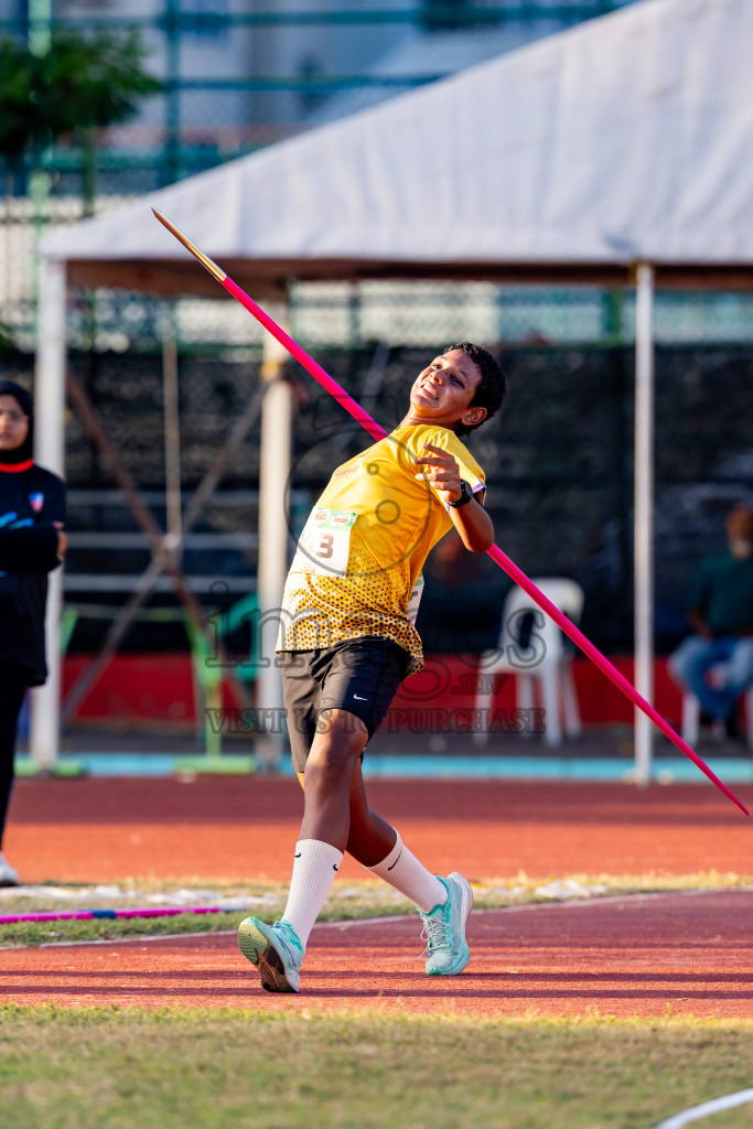 Day 2 of Inter-school Athletics Championship 2025 held in Ekuveni Synthetic Track, Male', Maldives on Tuesday, 07th October 2025. Photos by: Nausham Waheed / Images.mv
