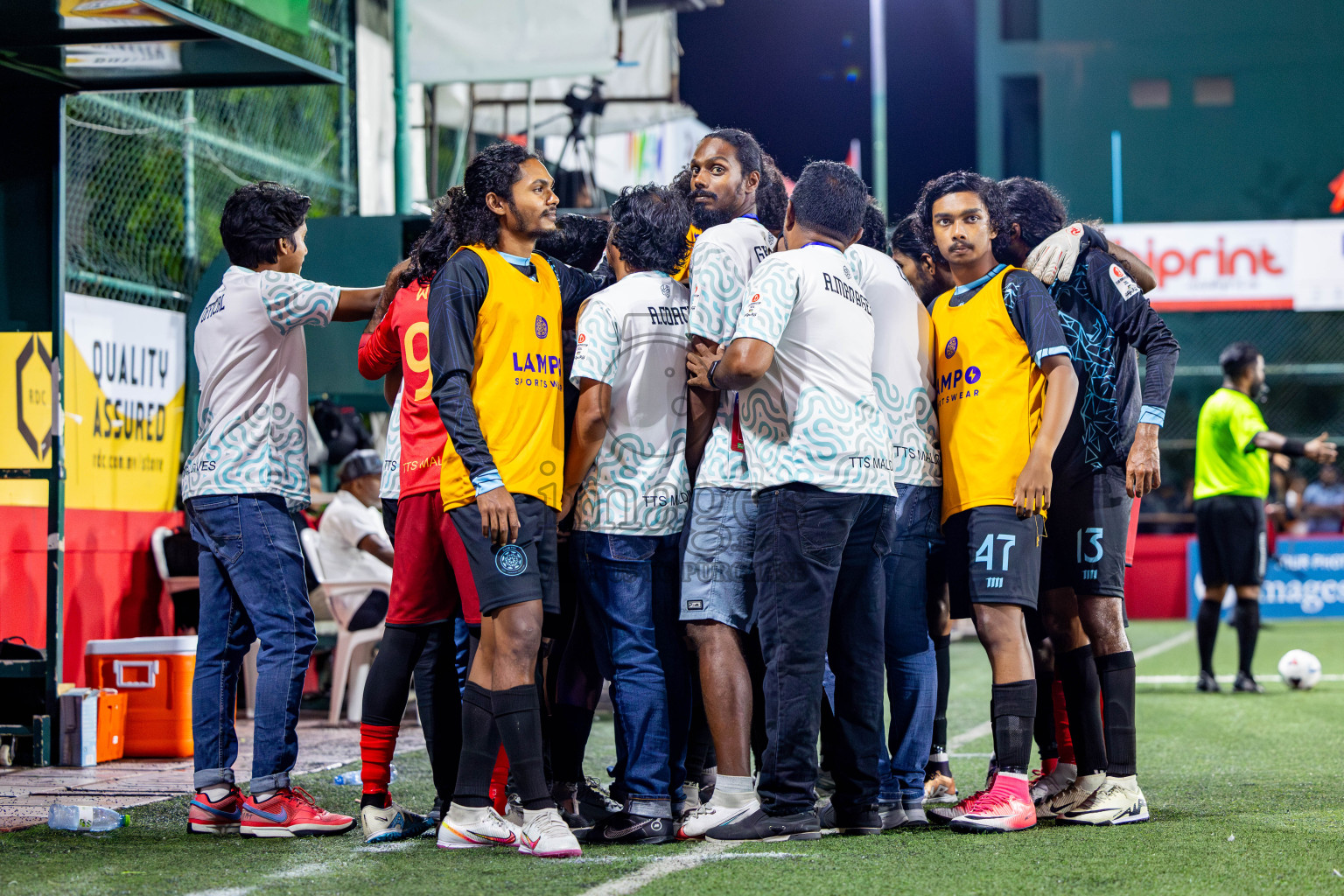 RRC vs Club TTS in Round of 16 of Club Maldives Cup 2024 held in Rehendi Futsal Ground, Hulhumale', Maldives on Tuesday, 8th October 2024. Photos: Nausham Waheed / images.mv