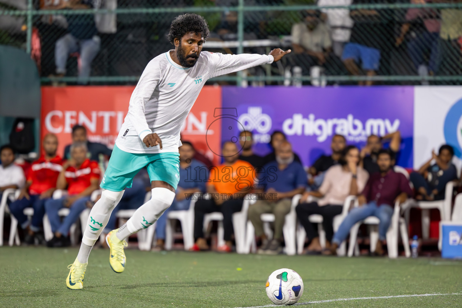 RRC vs MPL in Semi Finals of Club Maldives Cup 2024 held in Rehendi Futsal Ground, Hulhumale', Maldives on Monday, 14th October 2024. Photos: Ismail Thoriq / images.mv