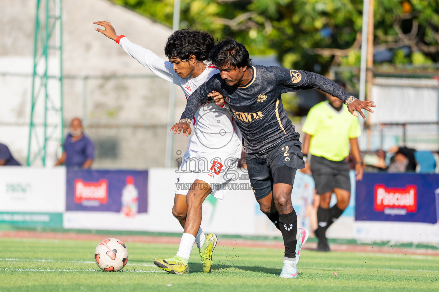 Outreef SC VS Lecrose SC in Day 3 - Fonadhoo Youth Futsal Challenge 2025 held in Fonadhoo Futsal Stadium, L. Fonadhoo, Maldives on Tuesday, 28th October 2025 Photos: Arif Rasheed / images.mv