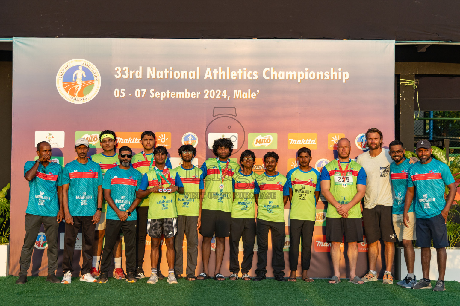 Day 3 of 33rd National Athletics Championship was held in Ekuveni Track at Male', Maldives on Saturday, 7th September 2024. Photos: Hassan Simah / images.mv