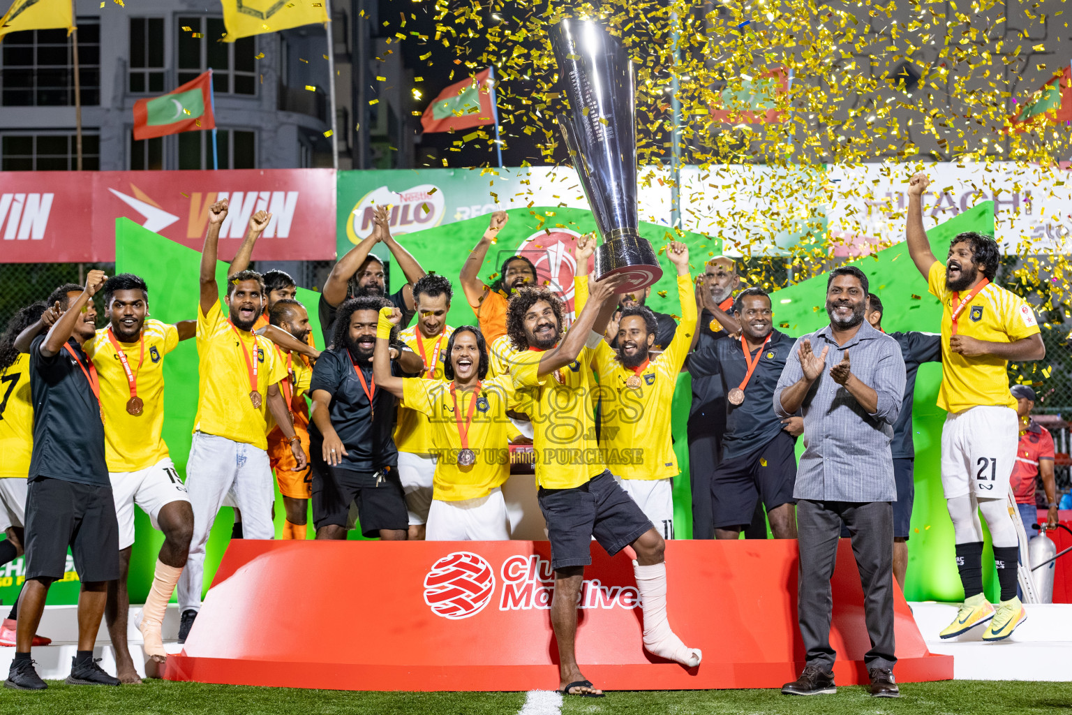 RRC vs STO RC in the Finals of Club Maldives Cup 2025 was held in Rehendhi Futsal Ground, Hulhumale', Maldives on Saturday, 25th October 2025. 
Photos: Hassan Simah / images.mv