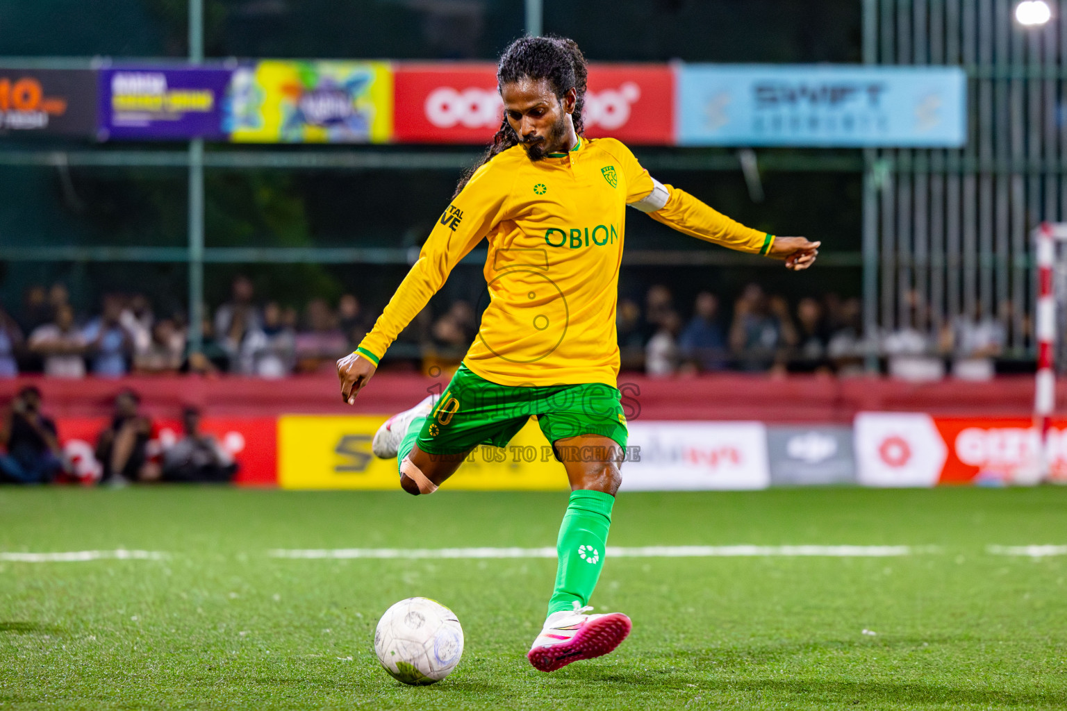 S Hithadhoo vs GDh Vaadhoo on Day 37 of Golden Futsal Challenge 2024 was held on Thursday, 22nd February 2024, in Hulhumale', Maldives
Photos: Mohamed Mahfooz Moosa/ images.mv