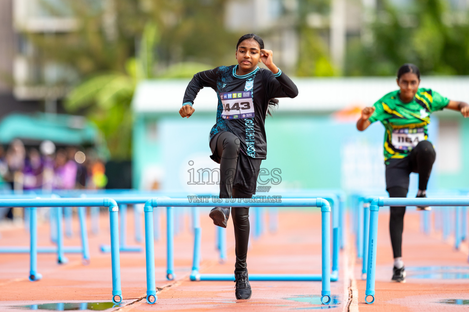 Day 2 of MWSC Interschool Athletics Championships 2024 held in Hulhumale Running Track, Hulhumale, Maldives on Sunday, 10th November 2024.
Photos by: Ismail Thoriq / Images.mv