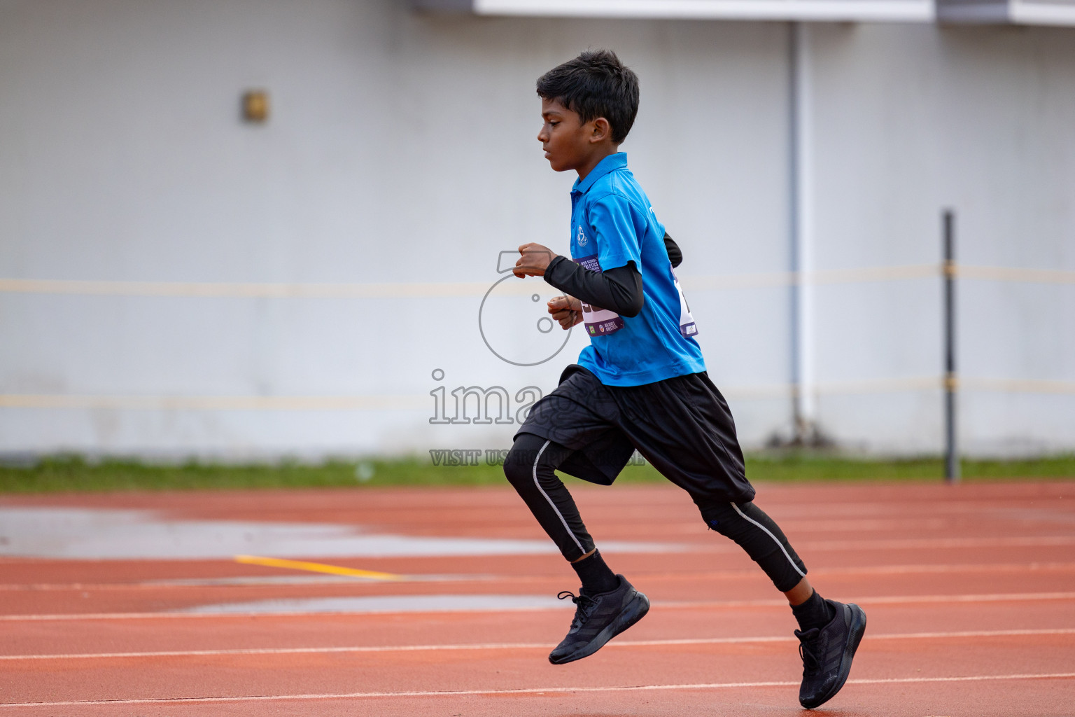 Day 1 of MWSC Interschool Athletics Championships 2024 held in Hulhumale Running Track, Hulhumale, Maldives on Saturday, 9th November 2024. 
Photos by: Ismail Thoriq, Hassan Simah / Images.mv