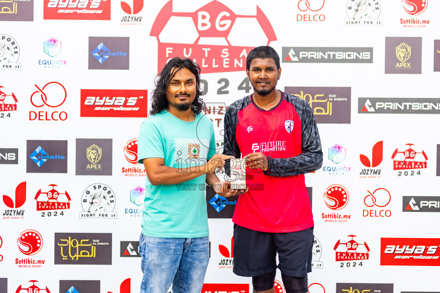 Young Stars vs SDZ Juniors in Day 8 of BG Futsal Challenge 2024 was held on Tuesday, 19th March 2024, in Male', Maldives Photos: Nausham Waheed / images.mv